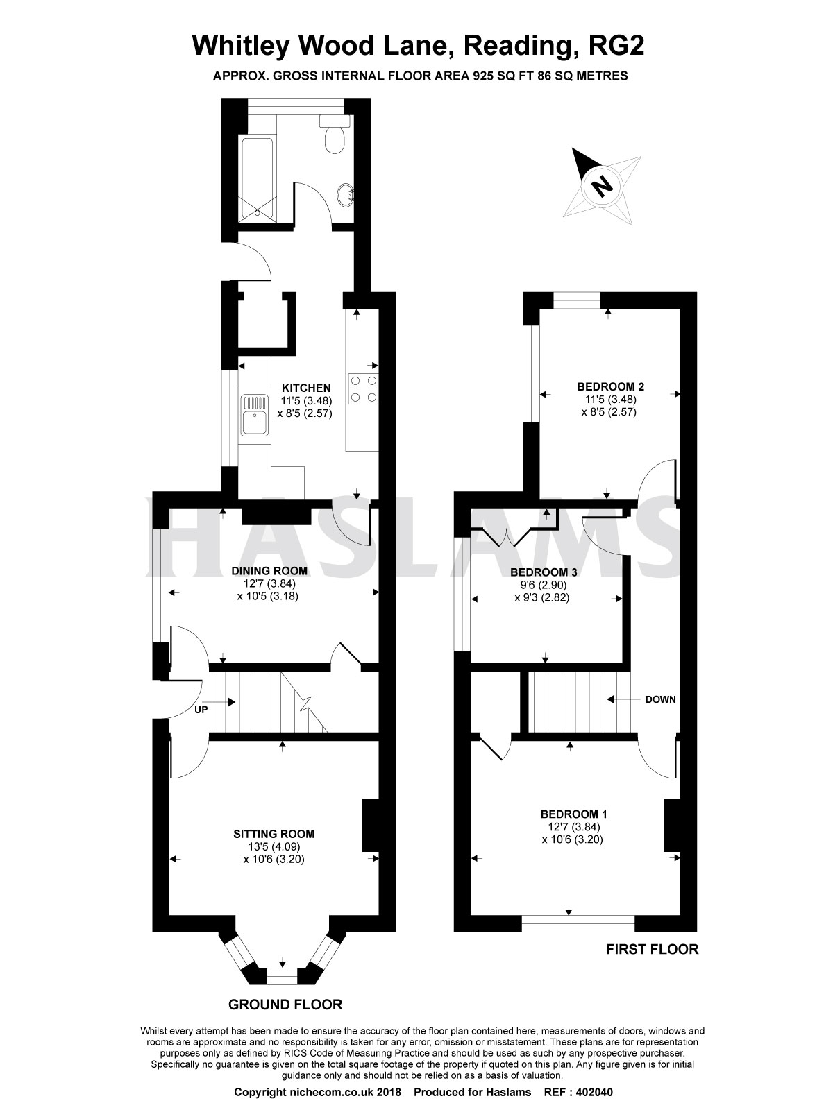 3 Bedrooms Semi-detached house for sale in Whitley Wood Lane, Reading RG2