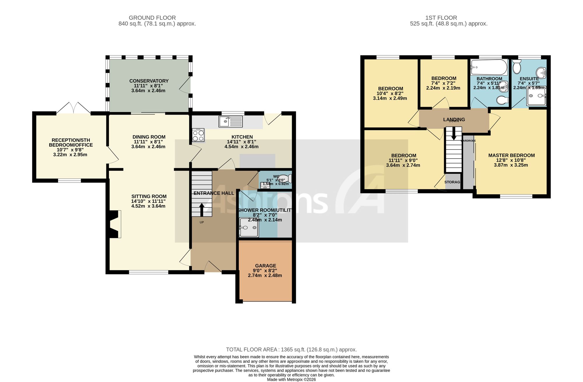 6 Shropshire Close, Warrington floorplan