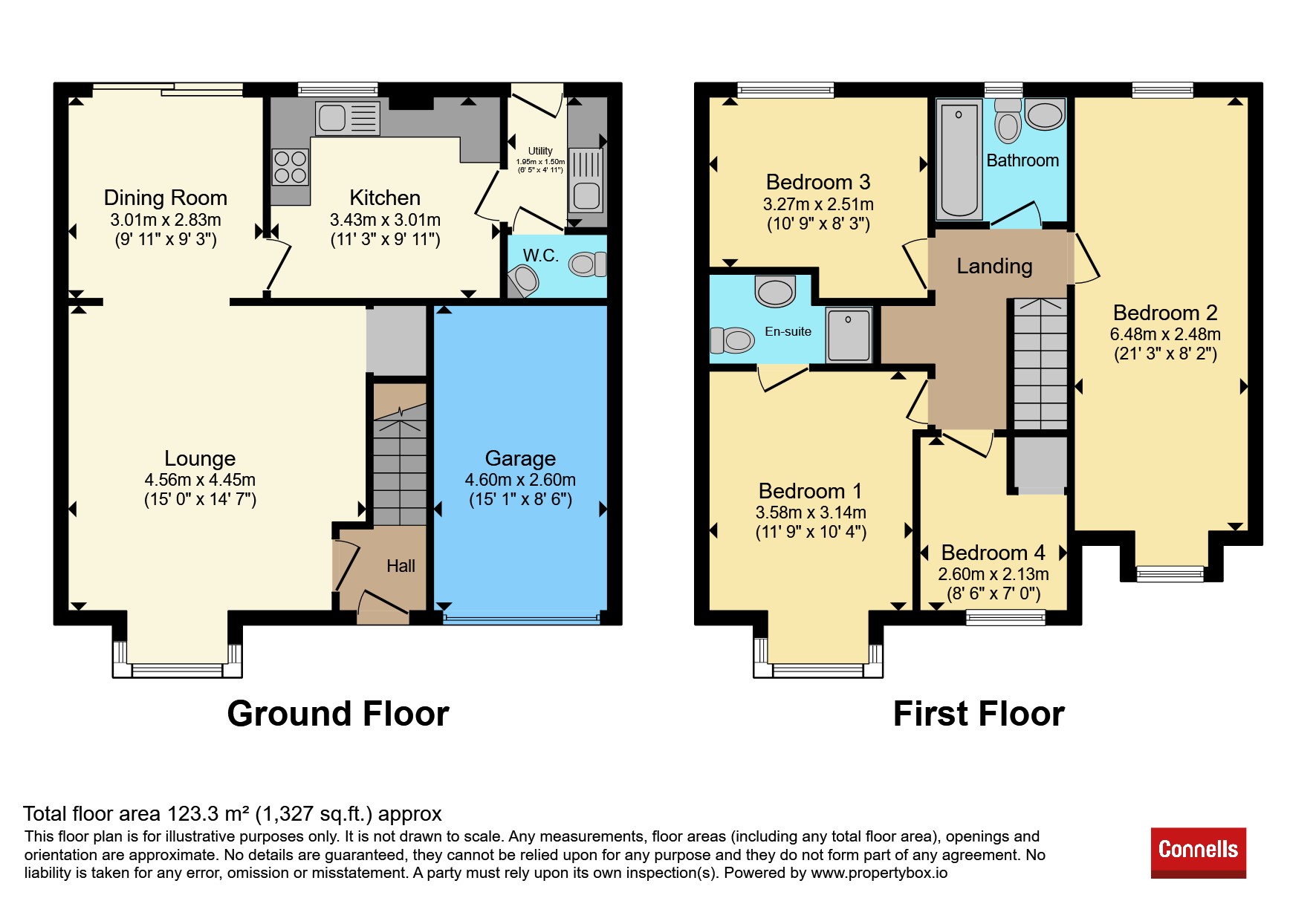 2, St. Peters Close, Ilminster floorplan