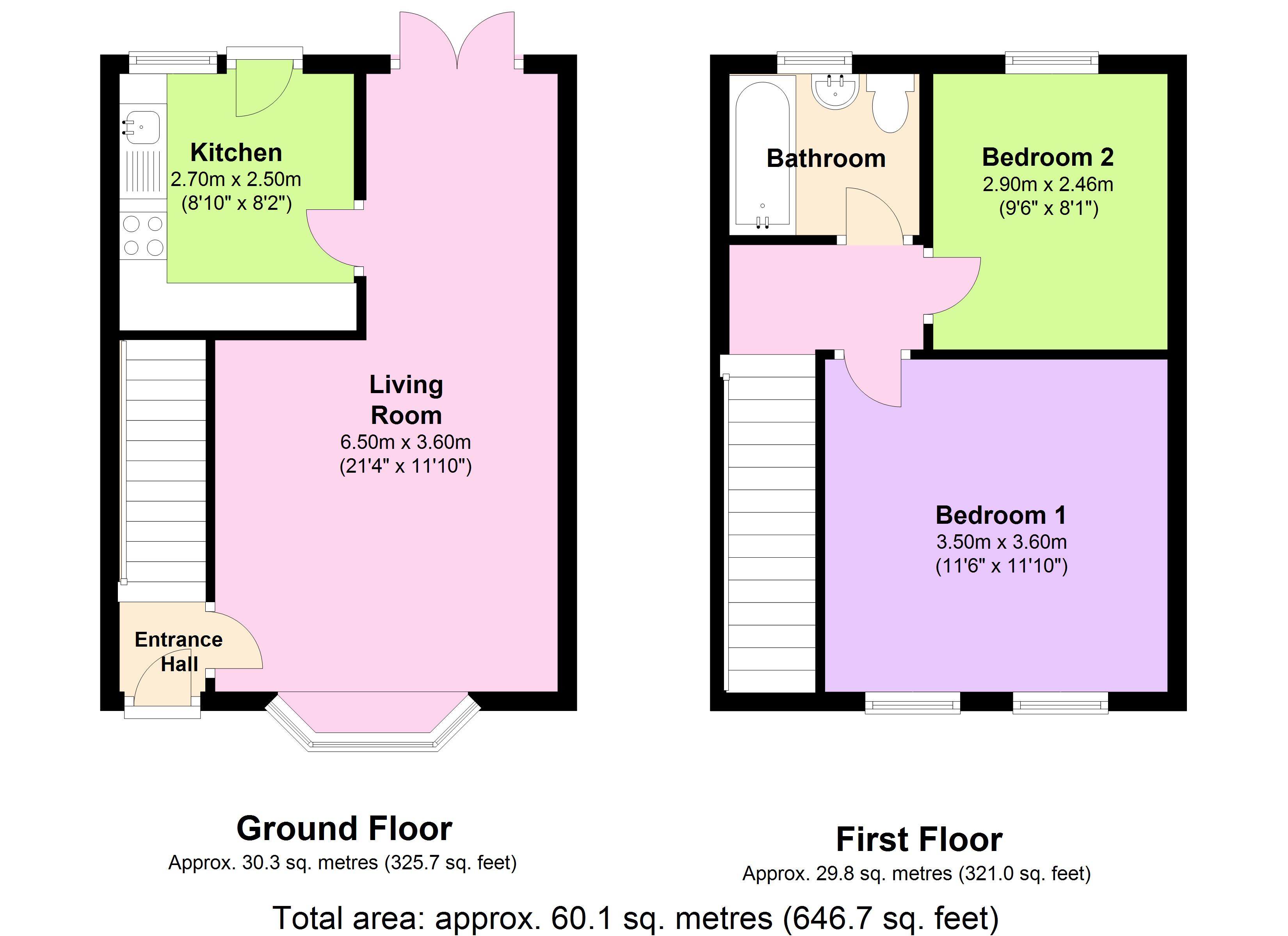 2 Bedrooms Terraced house to rent in Lyneham Gardens, Maidenhead SL6