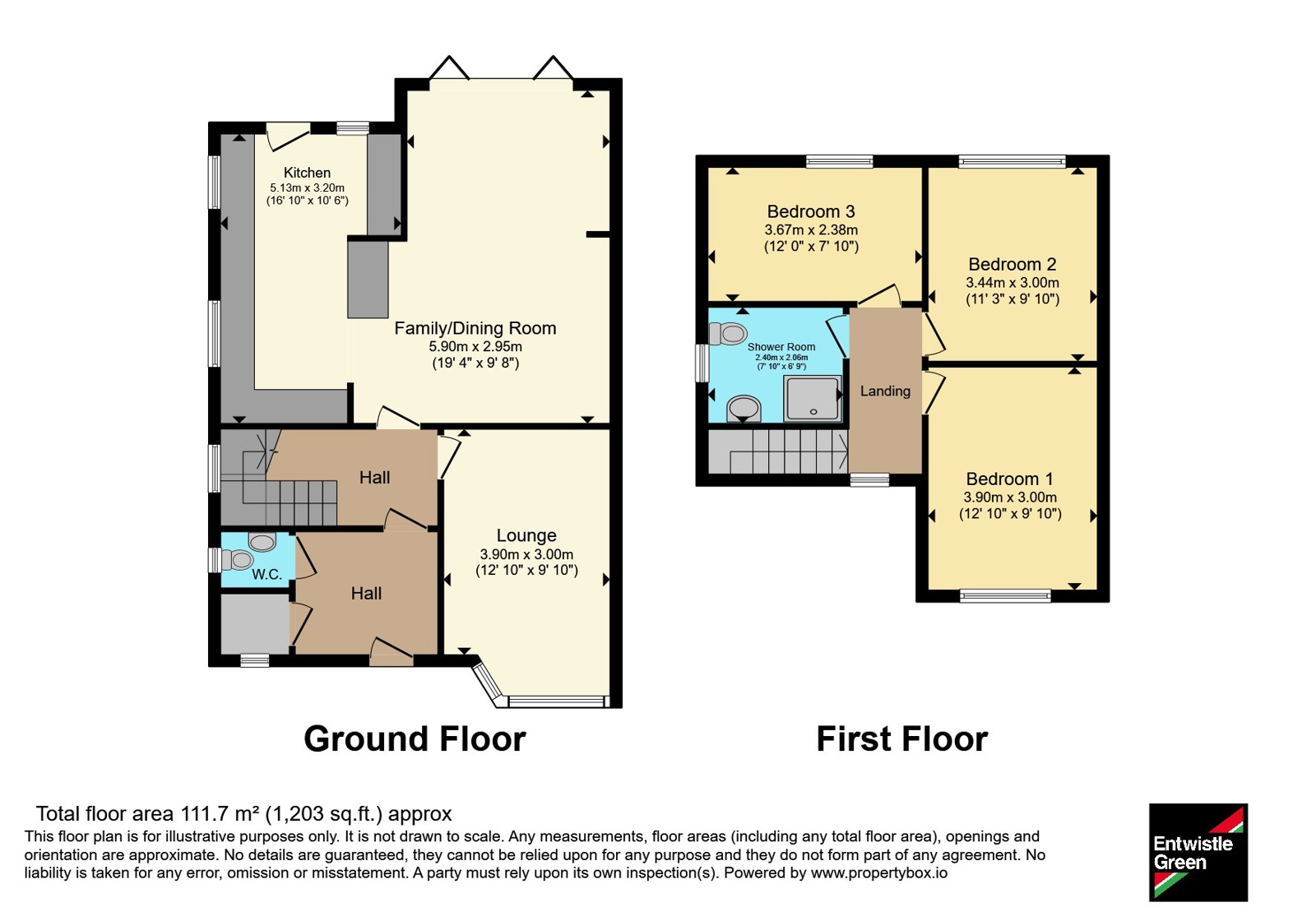 114, Newbrook Road, Lancashire floorplan