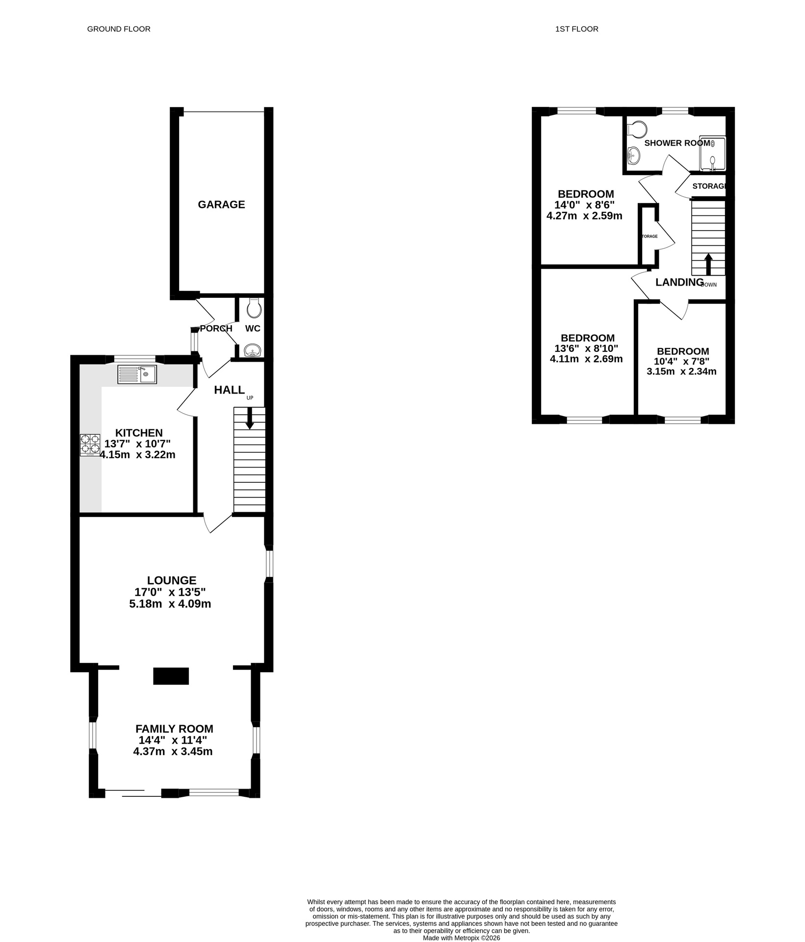 12 The Glebe, Bristol floorplan