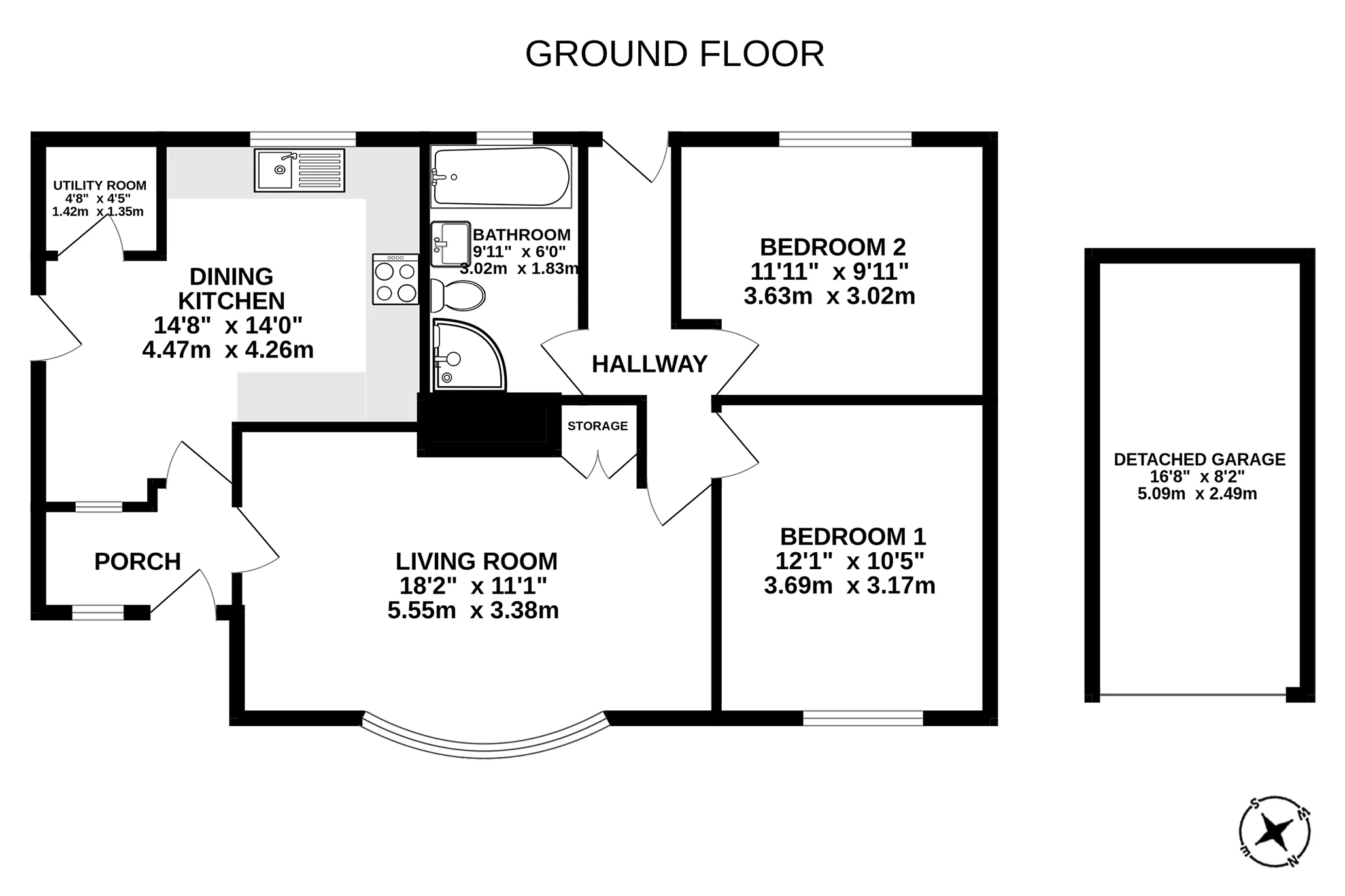 5, Scott Close, Onchan floorplan