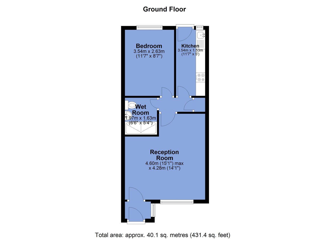 4, Yarrow Grove, Bolton floorplan