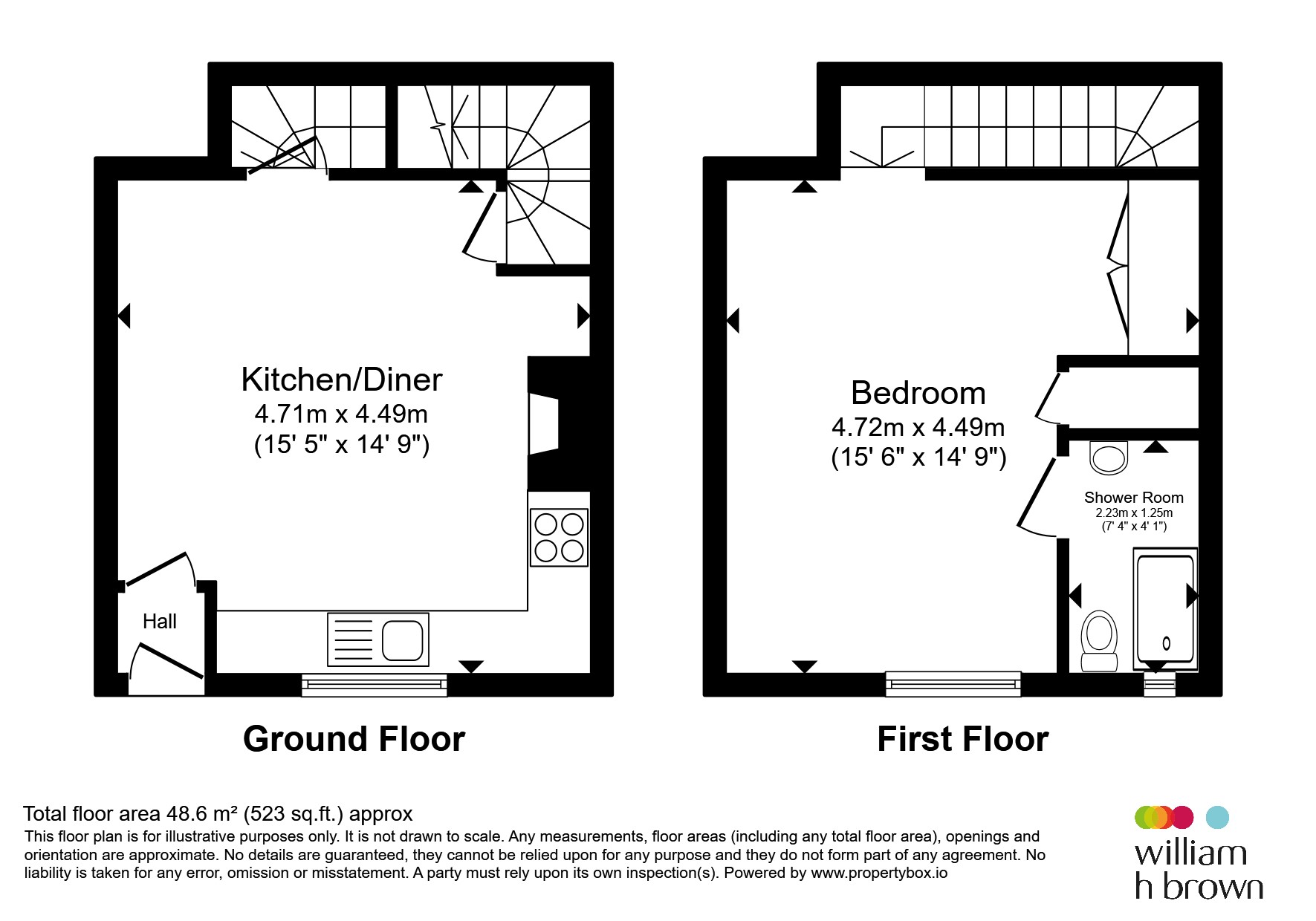 13, Spring Gardens, Sowerby Bridge floorplan