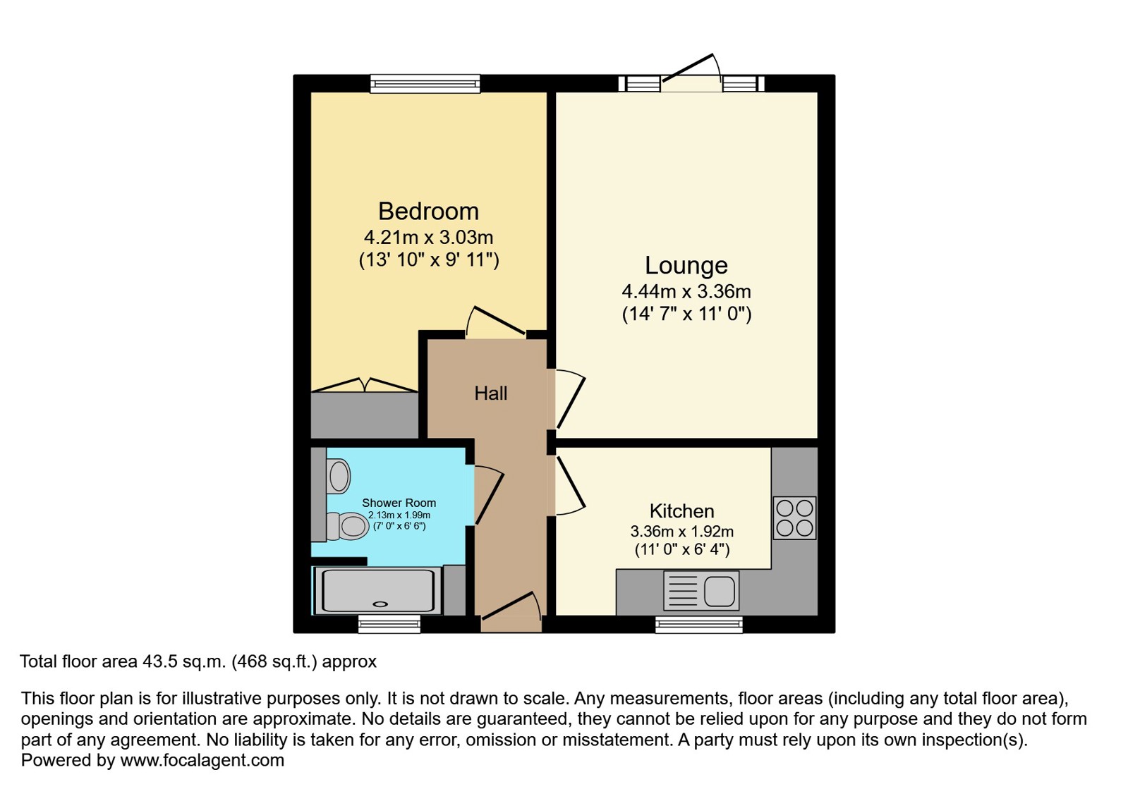 37, Priory Gardens, Burnham-On-Sea floorplan