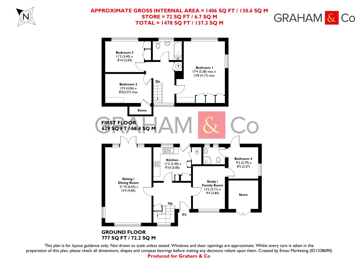 2, Halcyon Drive, Andover floorplan