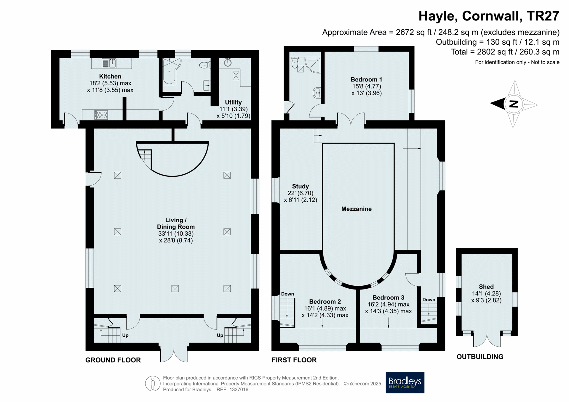 The Old Chapel,, Townshend, Cornwall floorplan