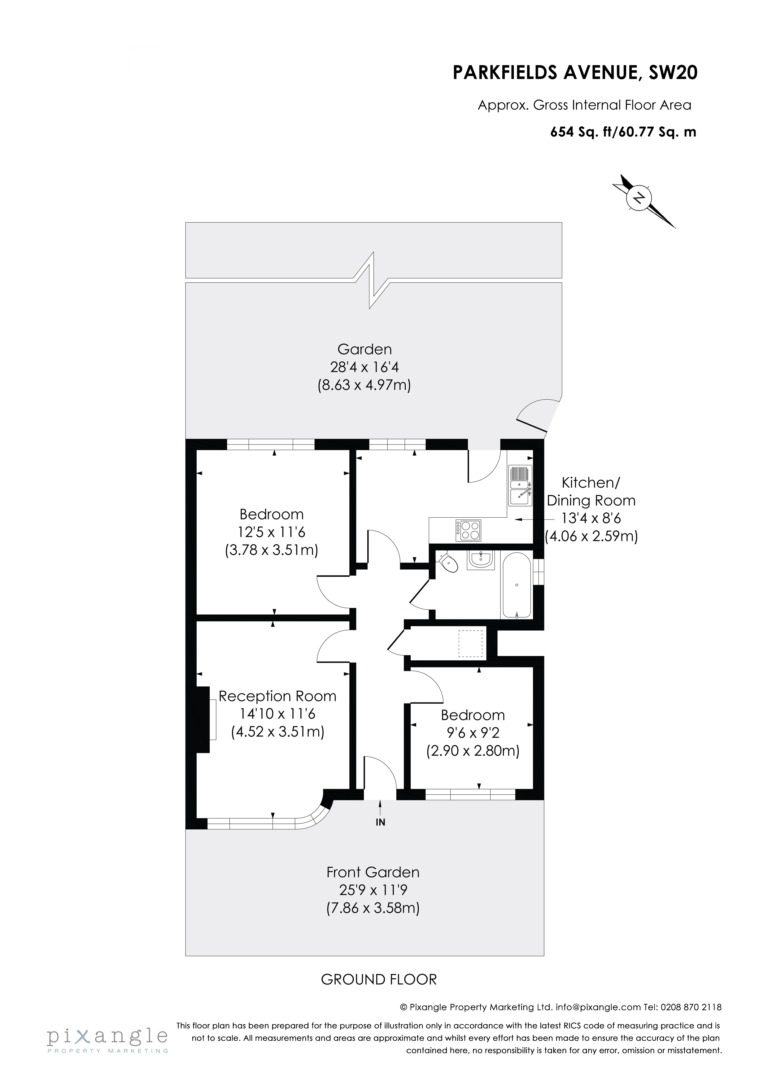 14 Parkfields Avenue, Parkfields Avenue, Raynes Park, SW20 0QS, Raynes Park floorplan