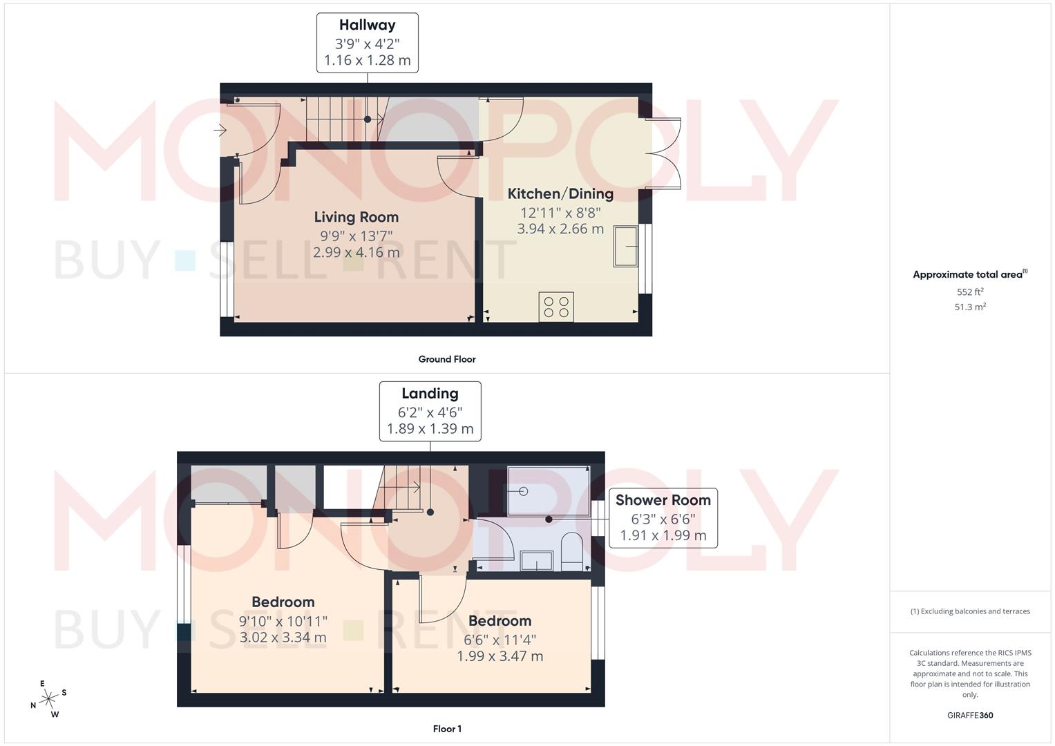 5, Rosewood, Wrexham floorplan