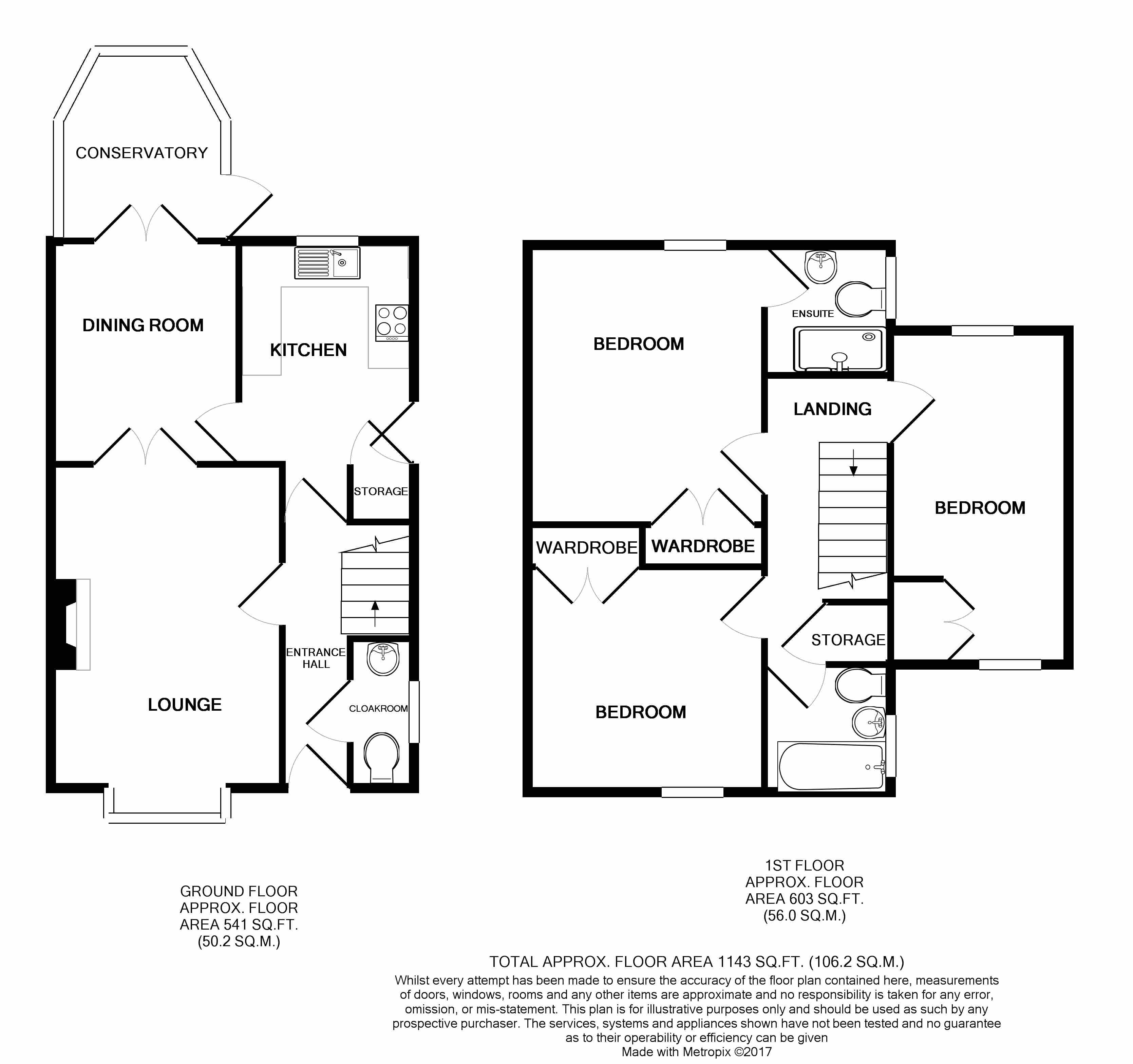 Brickmakers Lane, Essex floorplan
