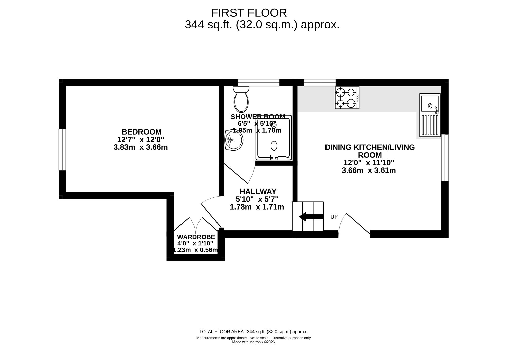 Flat 3, 9 Claremont Grove, Didsbury, Manchester floorplan