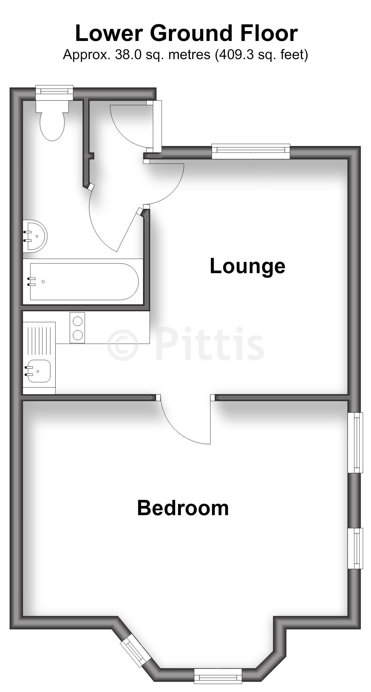19, Spring Gardens, Shanklin floorplan