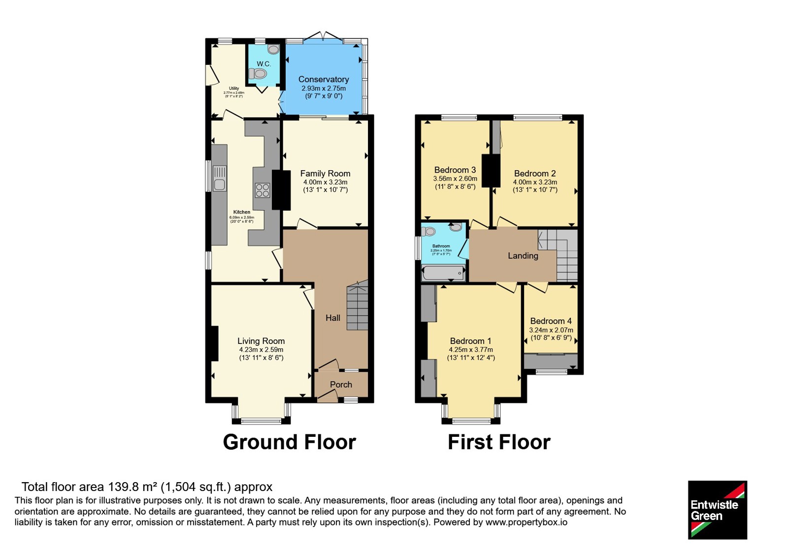 50, De Villiers Avenue, Merseyside floorplan