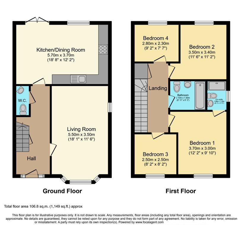 43, Gregorys Bank, Worcester floorplan