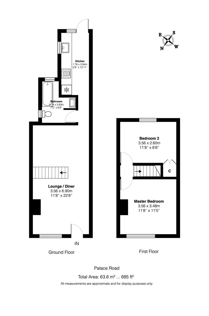 Palace Road, Bromley BR1, 2 bedroom terraced house for sale 63346725