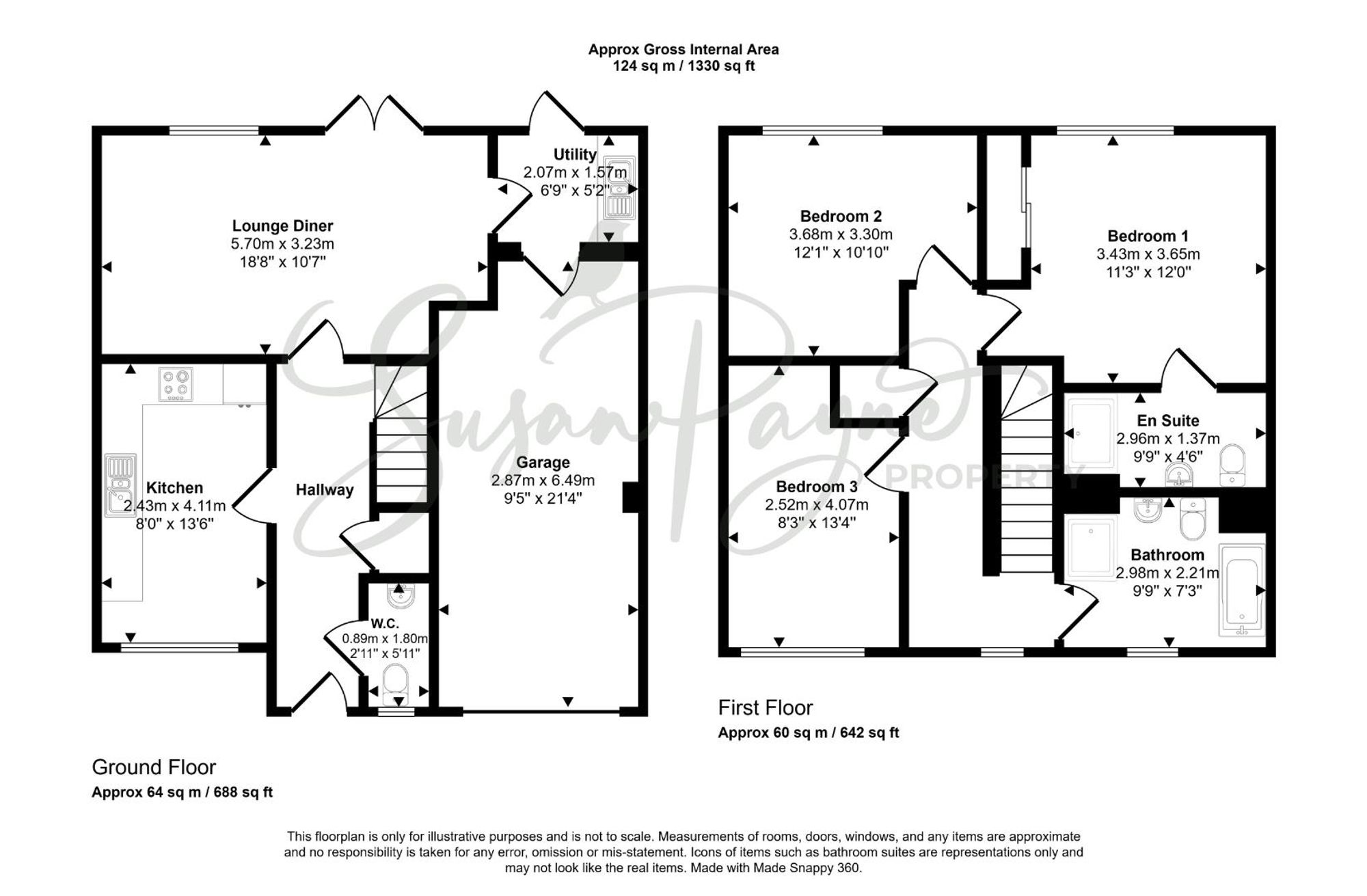 6, Keats Vale, Newport floorplan