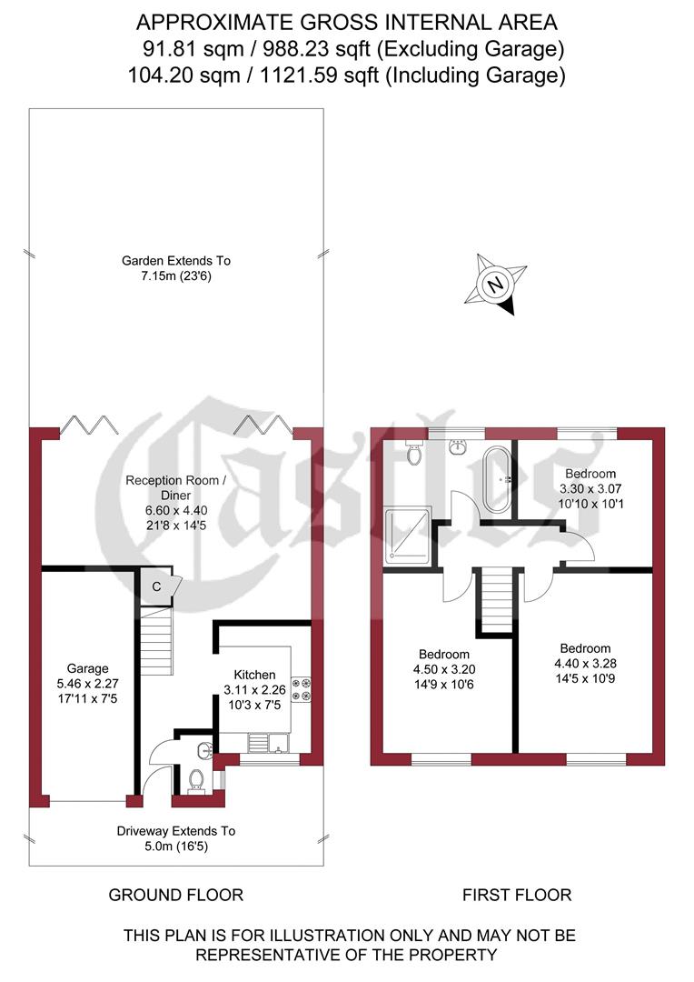 14, Laura Close, Enfield floorplan