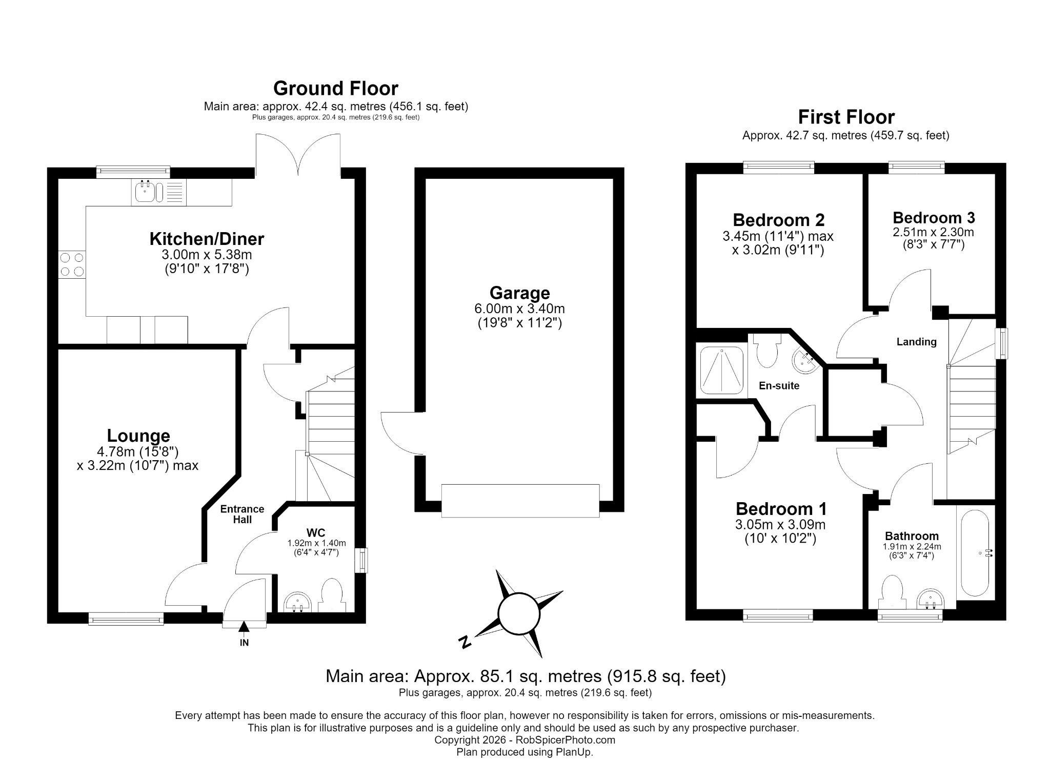 38, Catlin Way, Rushden floorplan
