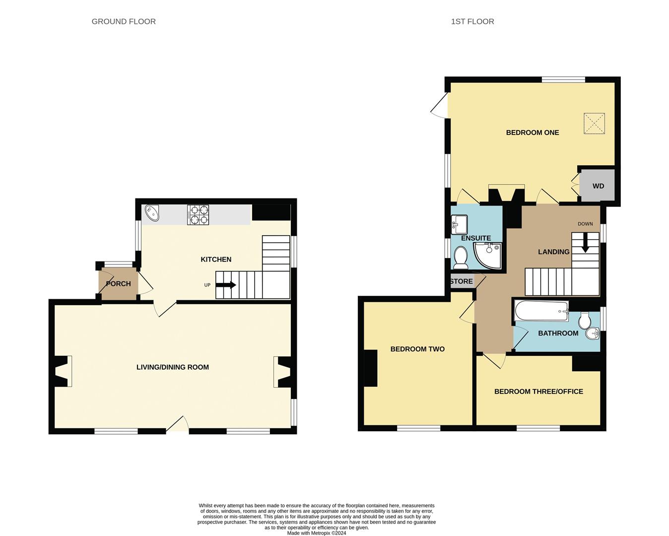 Hawthorne Cottage, Dunwood Lane, Rudyard floorplan