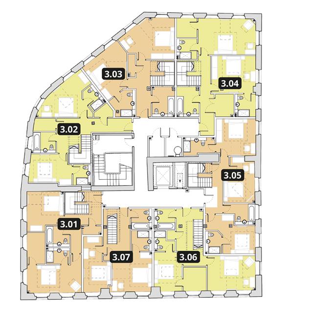 Station House, Apartment 306, Wellington Road, Dewsbury floorplan