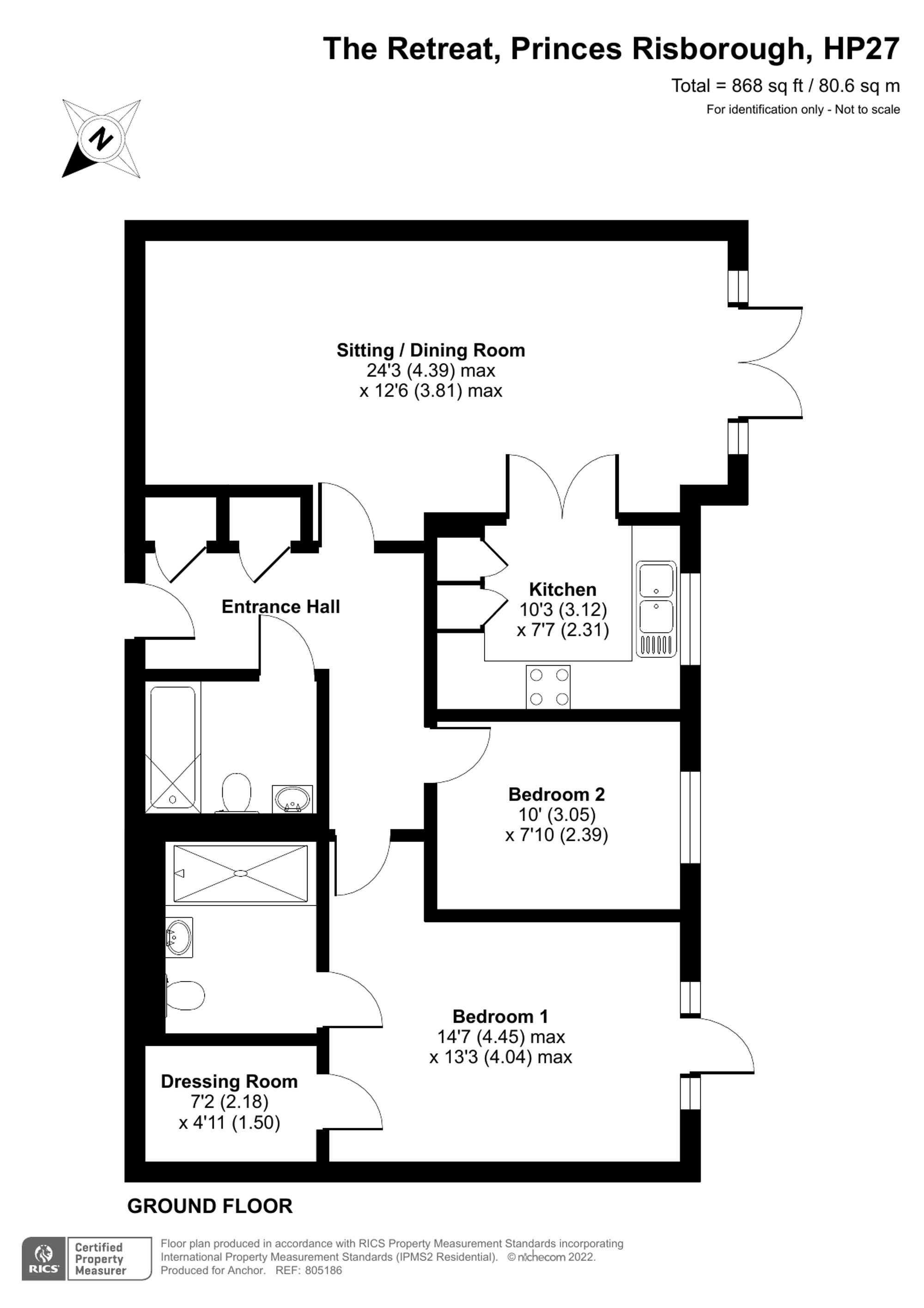 22 Eaves Court The Retreat, Princes Risborough floorplan