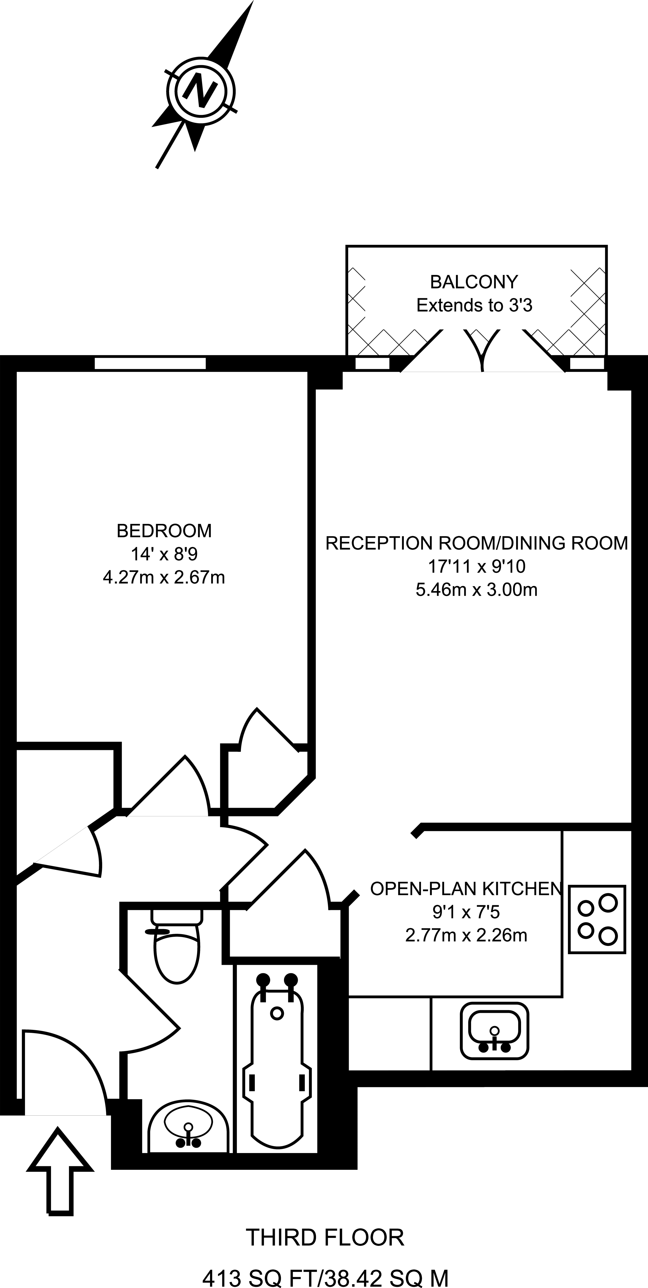 1 Bedrooms Flat to rent in Percy Circus, Islington WC1X