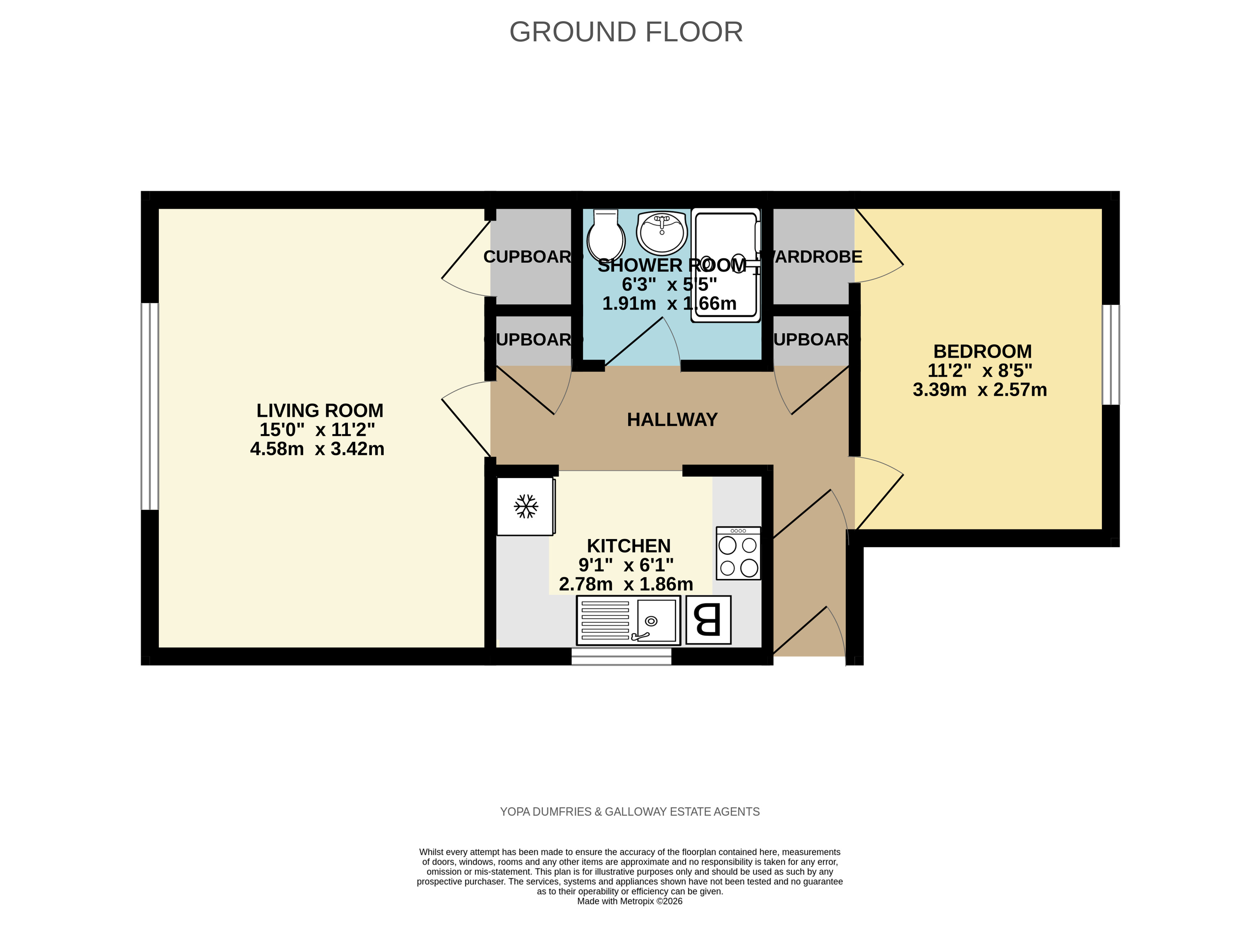 8, Mosspark Avenue, Dumfries floorplan