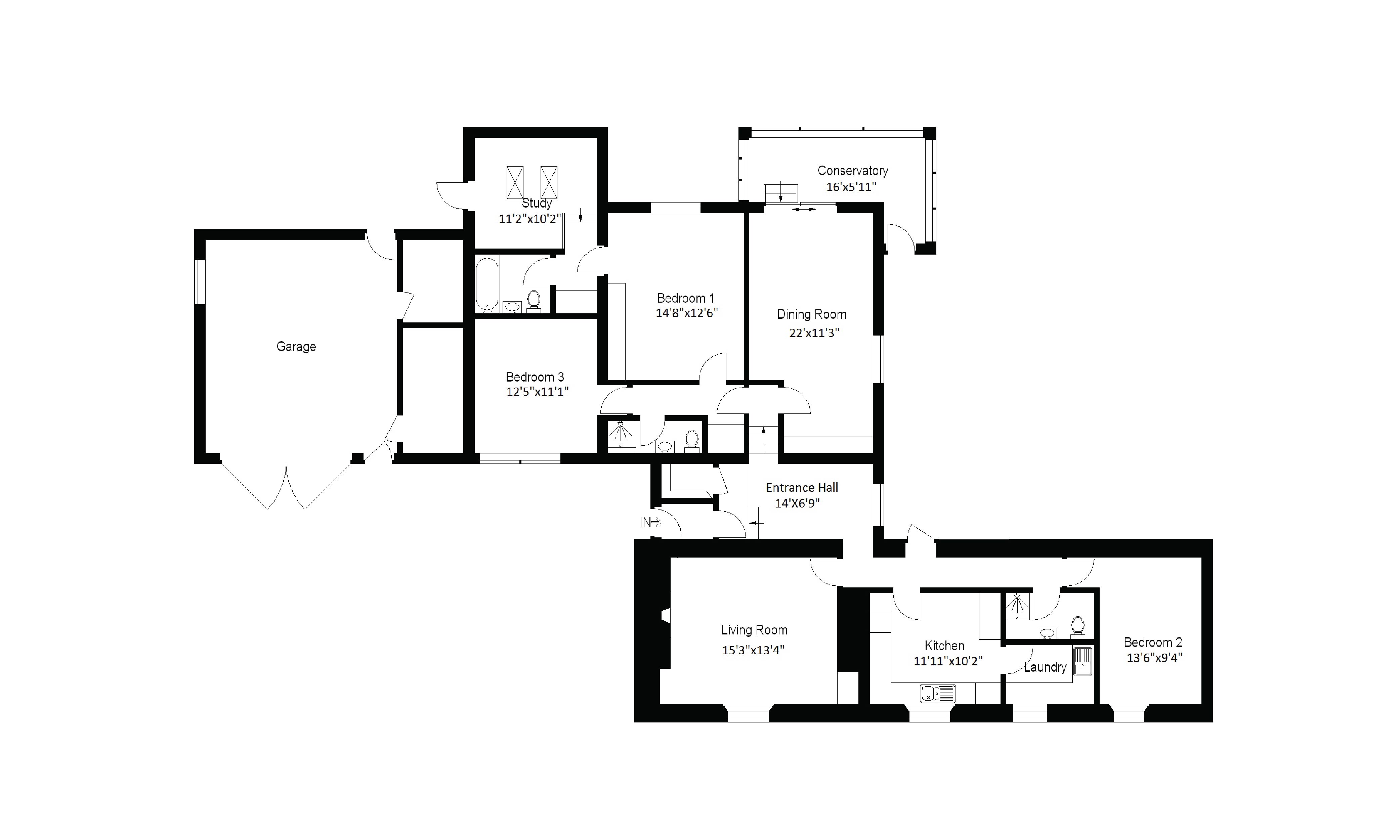 3 Bedrooms Flat for sale in Viewfield, School Road, Forgandenny, Perthshire PH2