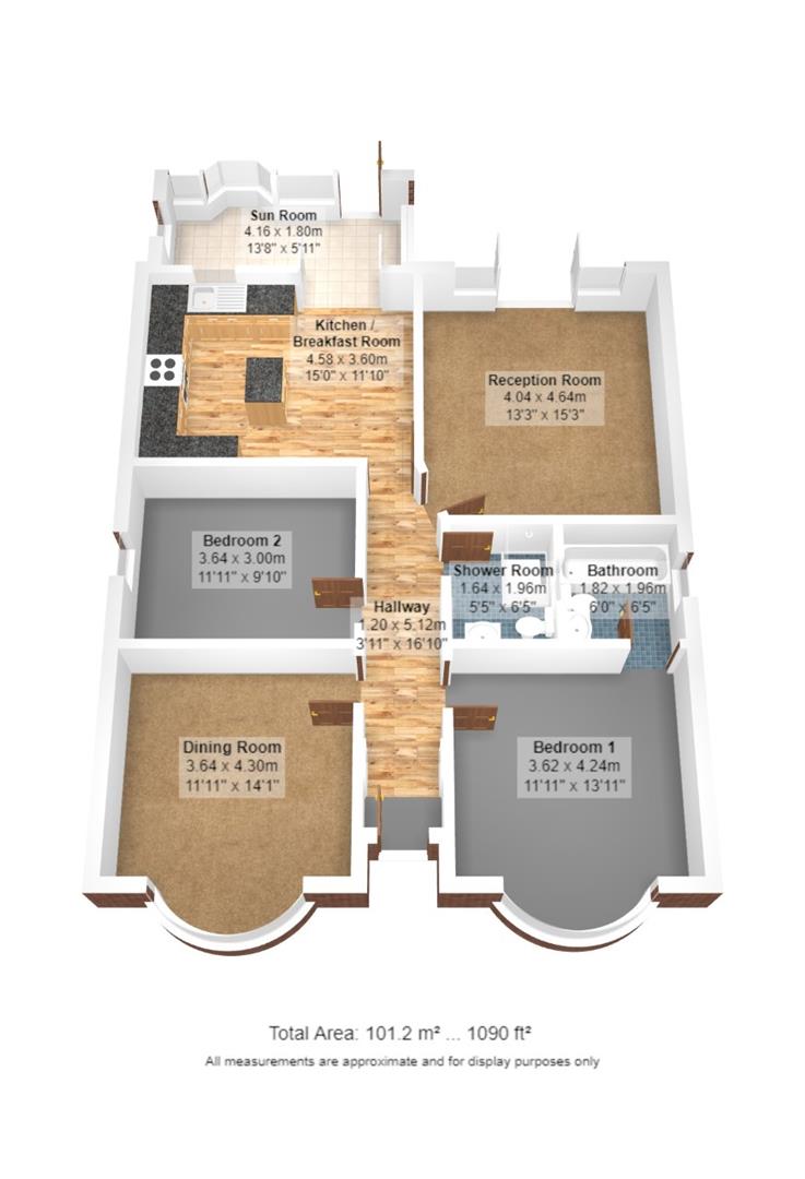Sherborne Way, Croxley Green, Rickmansworth WD3, 2 bedroom detached