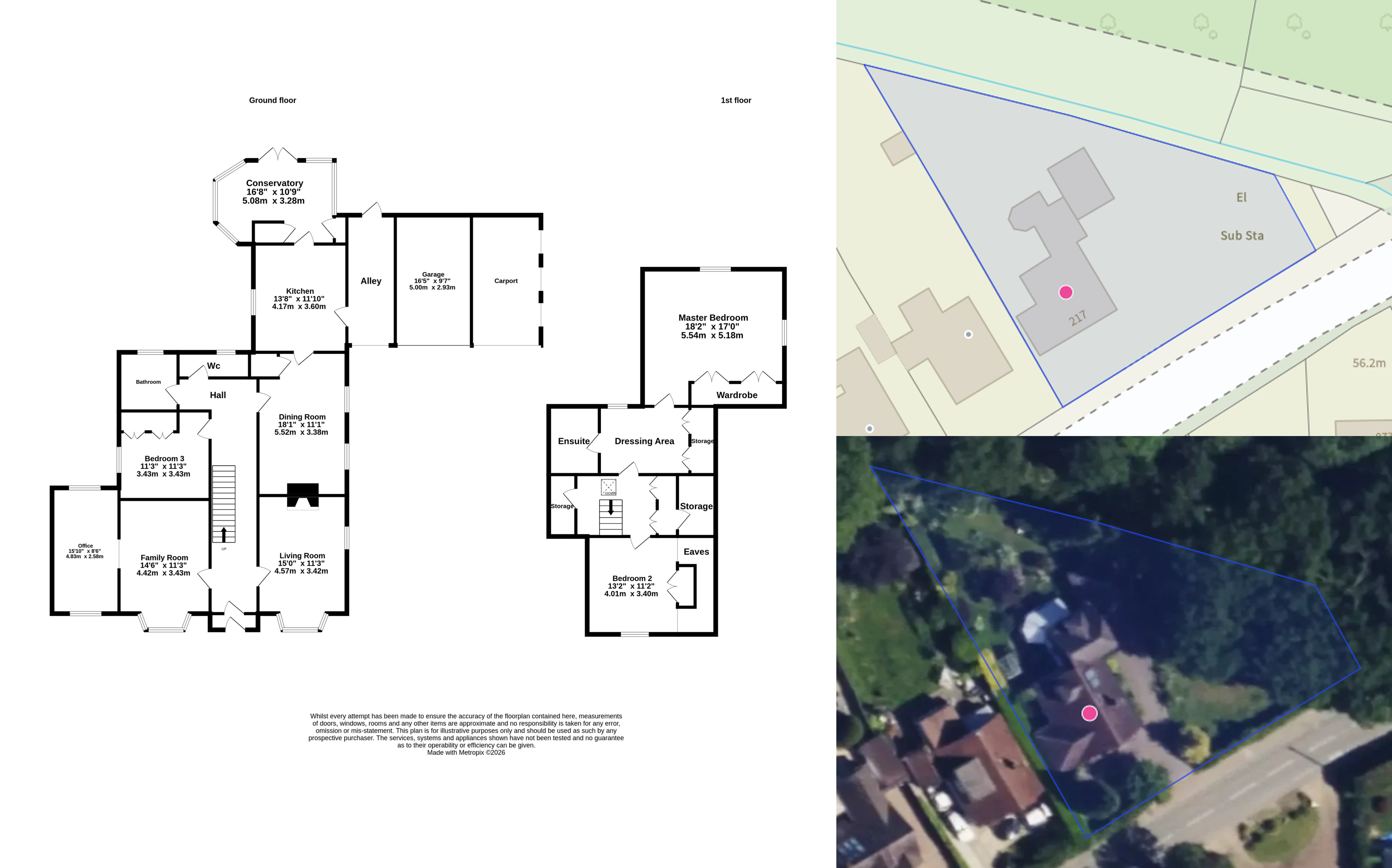 217, Smallfield Road, Surrey floorplan