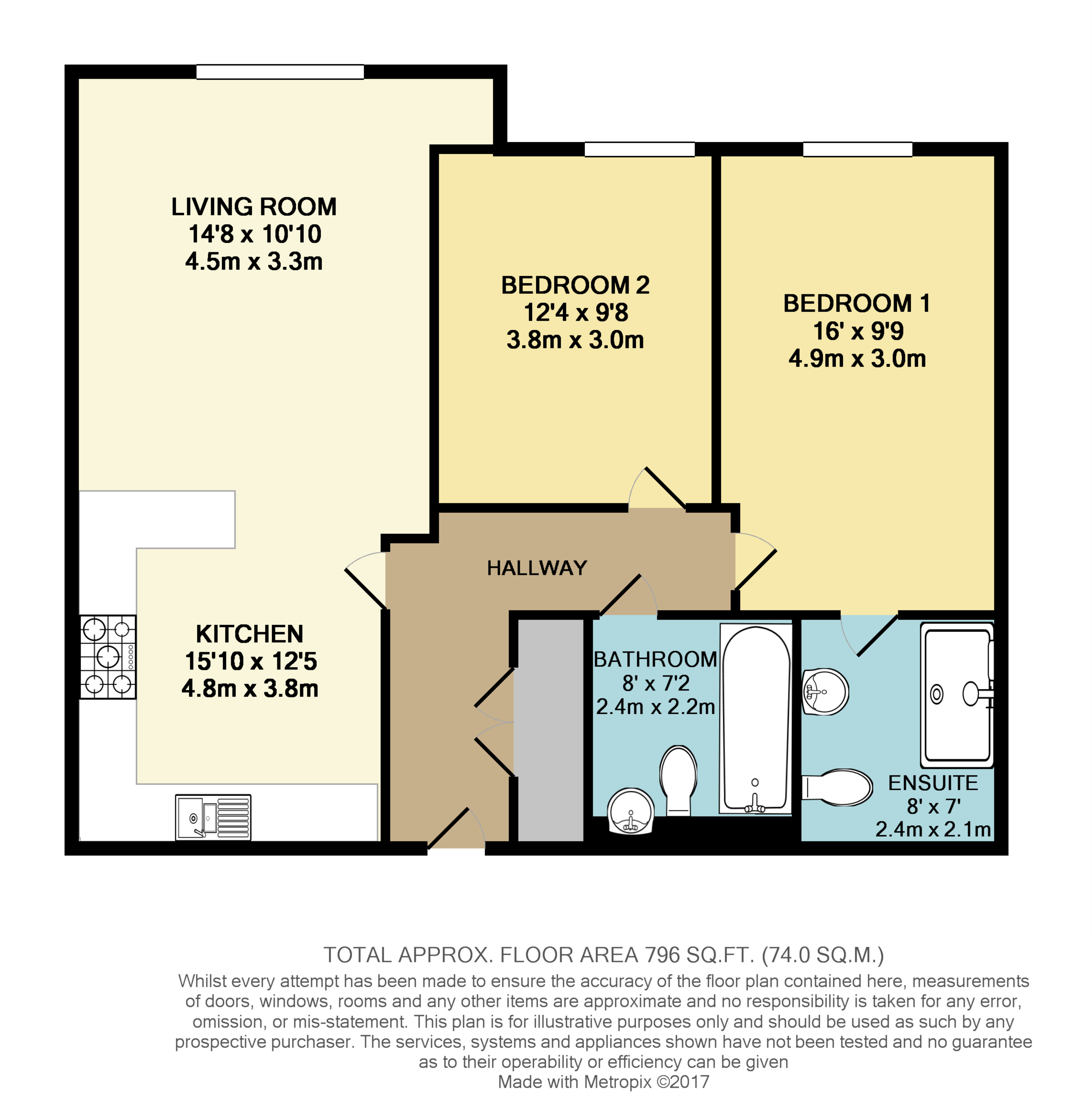 4, Sussex Gate, Haywards Heath floorplan