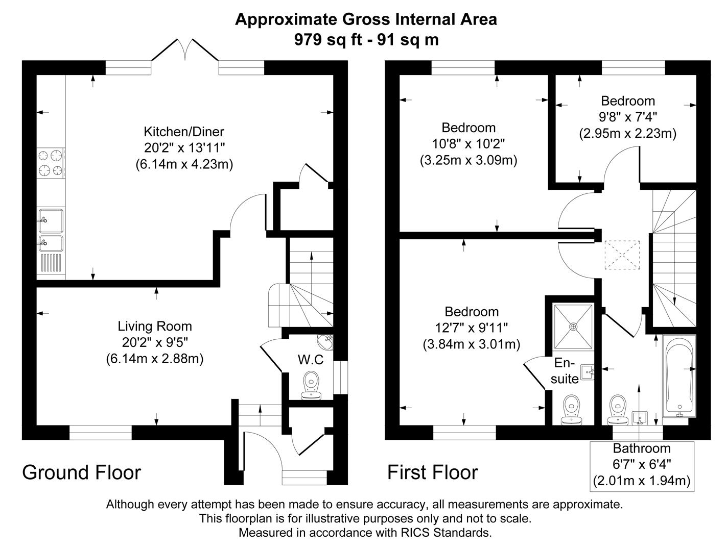 Plot F, Ham Mews, East Brent floorplan