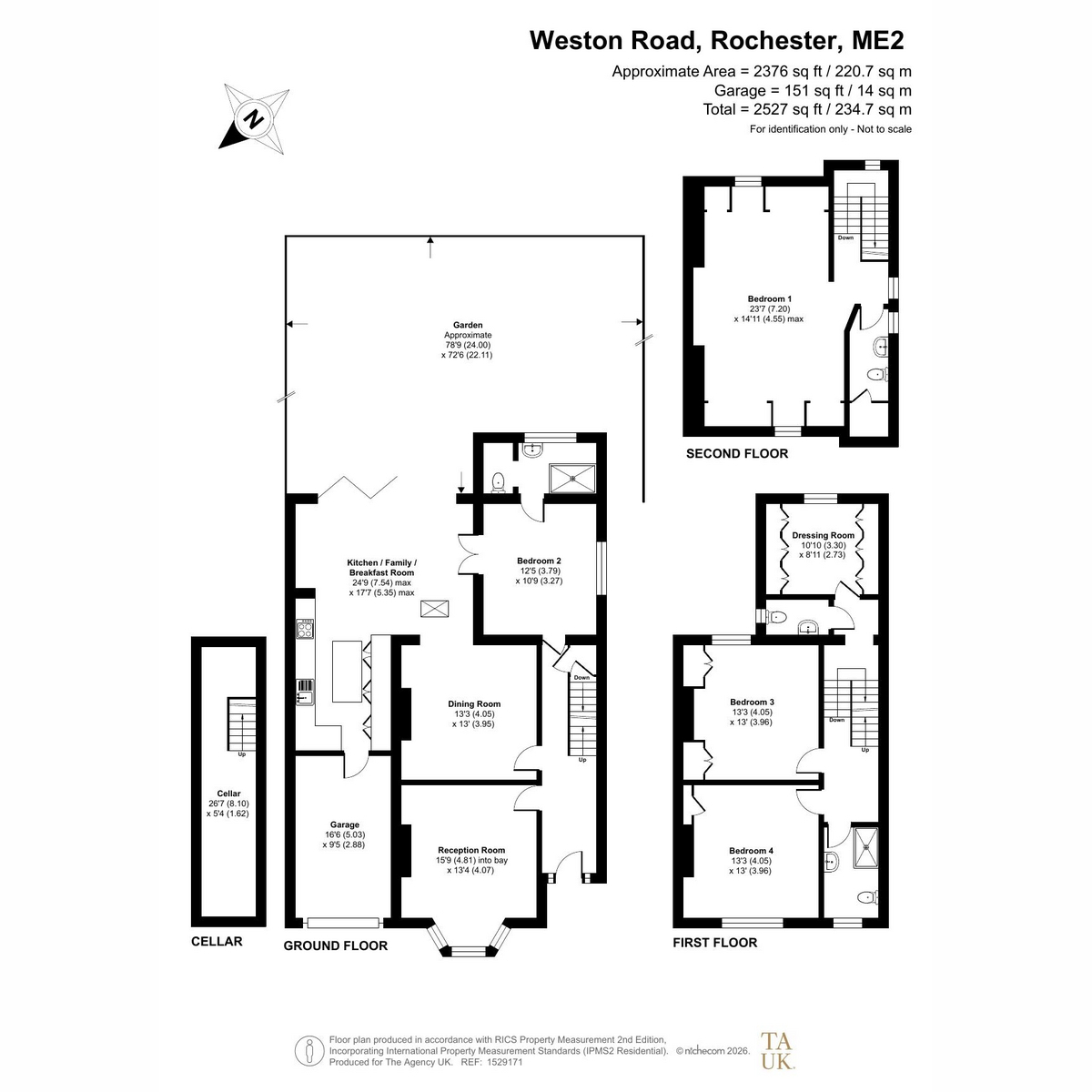 2, Weston Road, Rochester floorplan