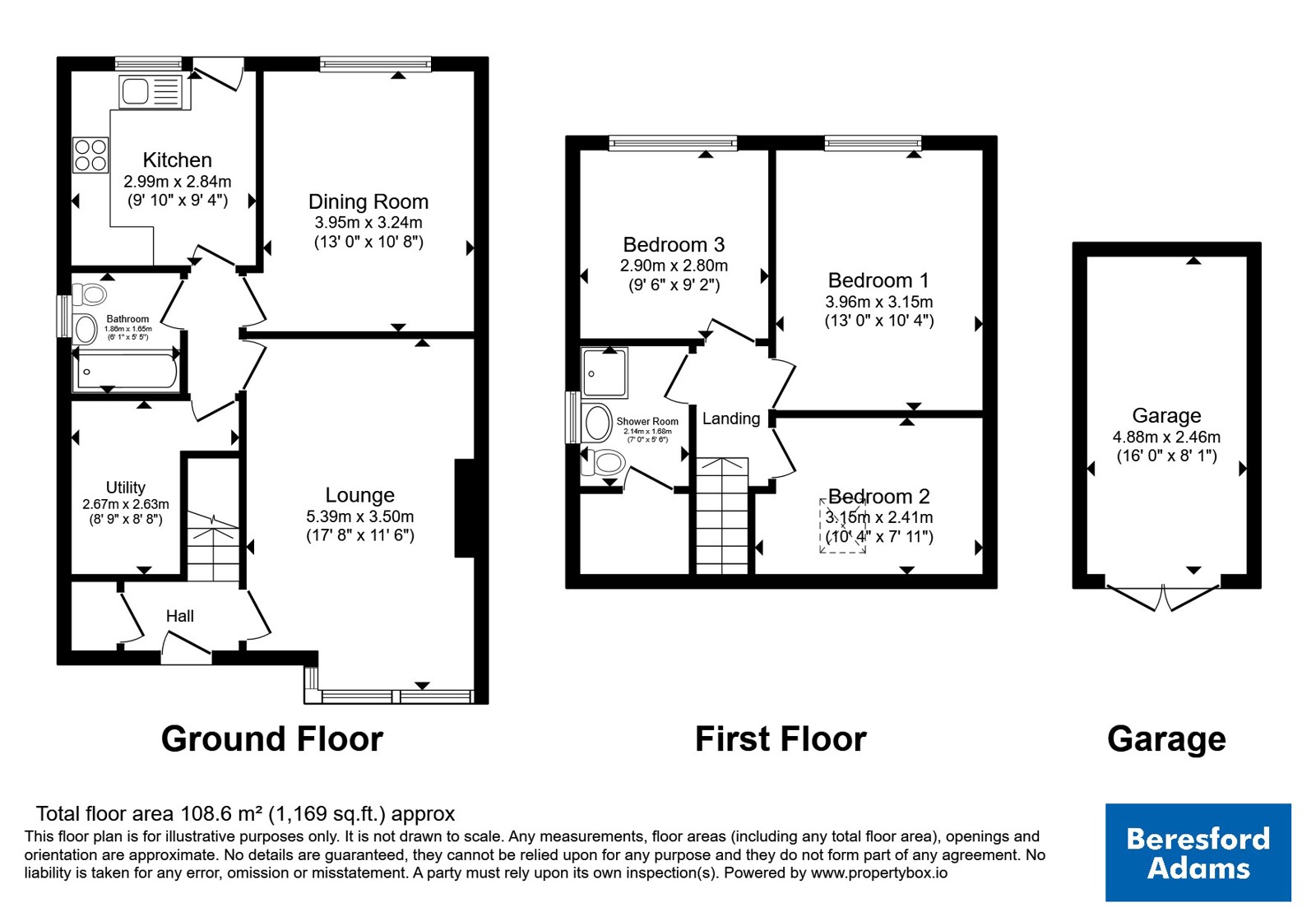 17, Whiteway Drive, Wrexham floorplan