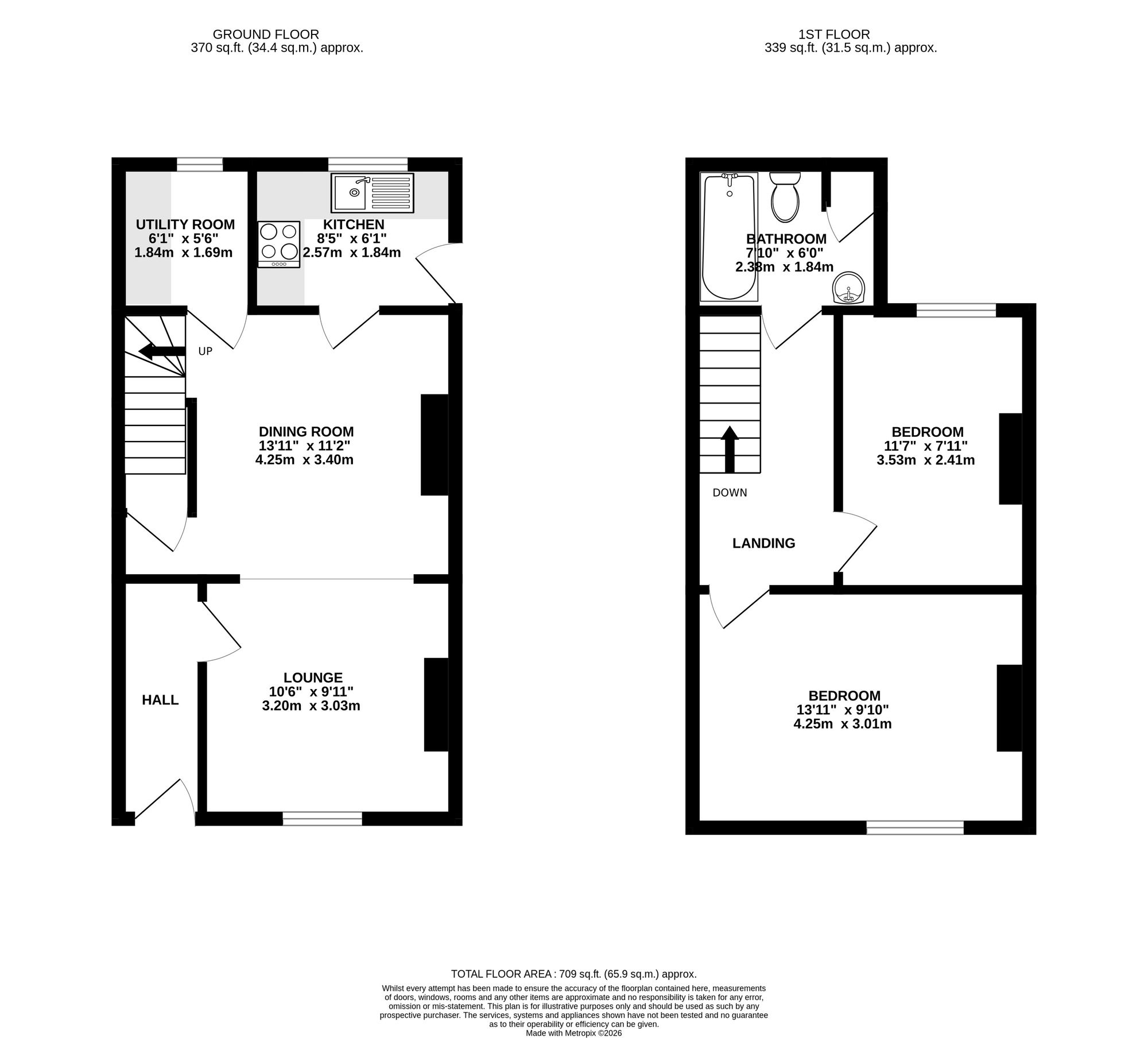 28 Kemys Street, Pontypool floorplan