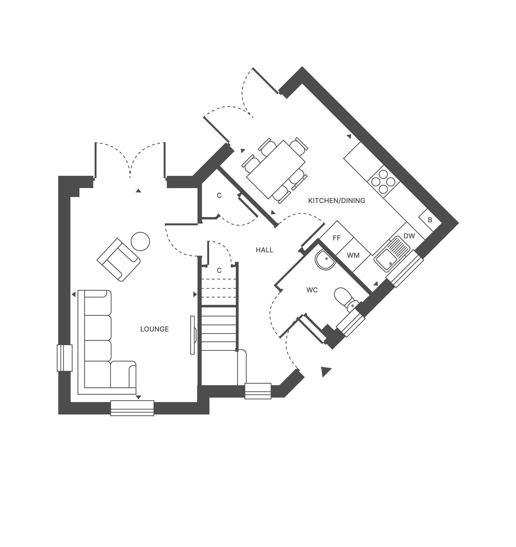 Plot 1, Bellingham, The Spinworks, Aylesbury floorplan