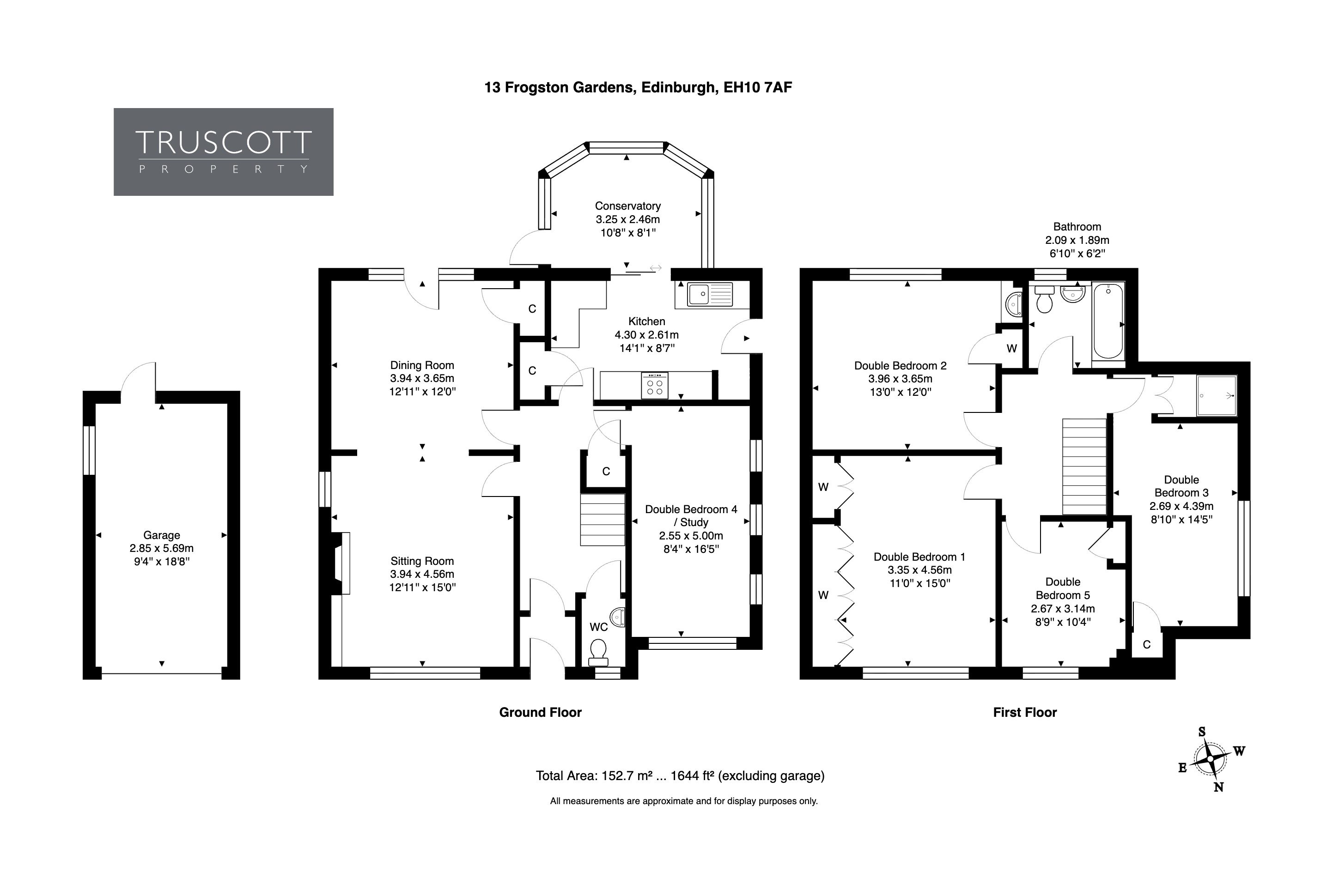 13, Frogston Gardens, EDINBURGH floorplan