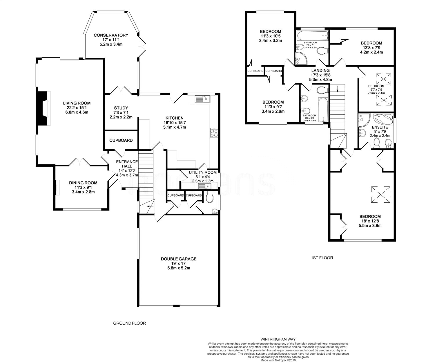 5 Bedrooms Detached house for sale in Wintringham Way, Purley On Thames, Reading RG8