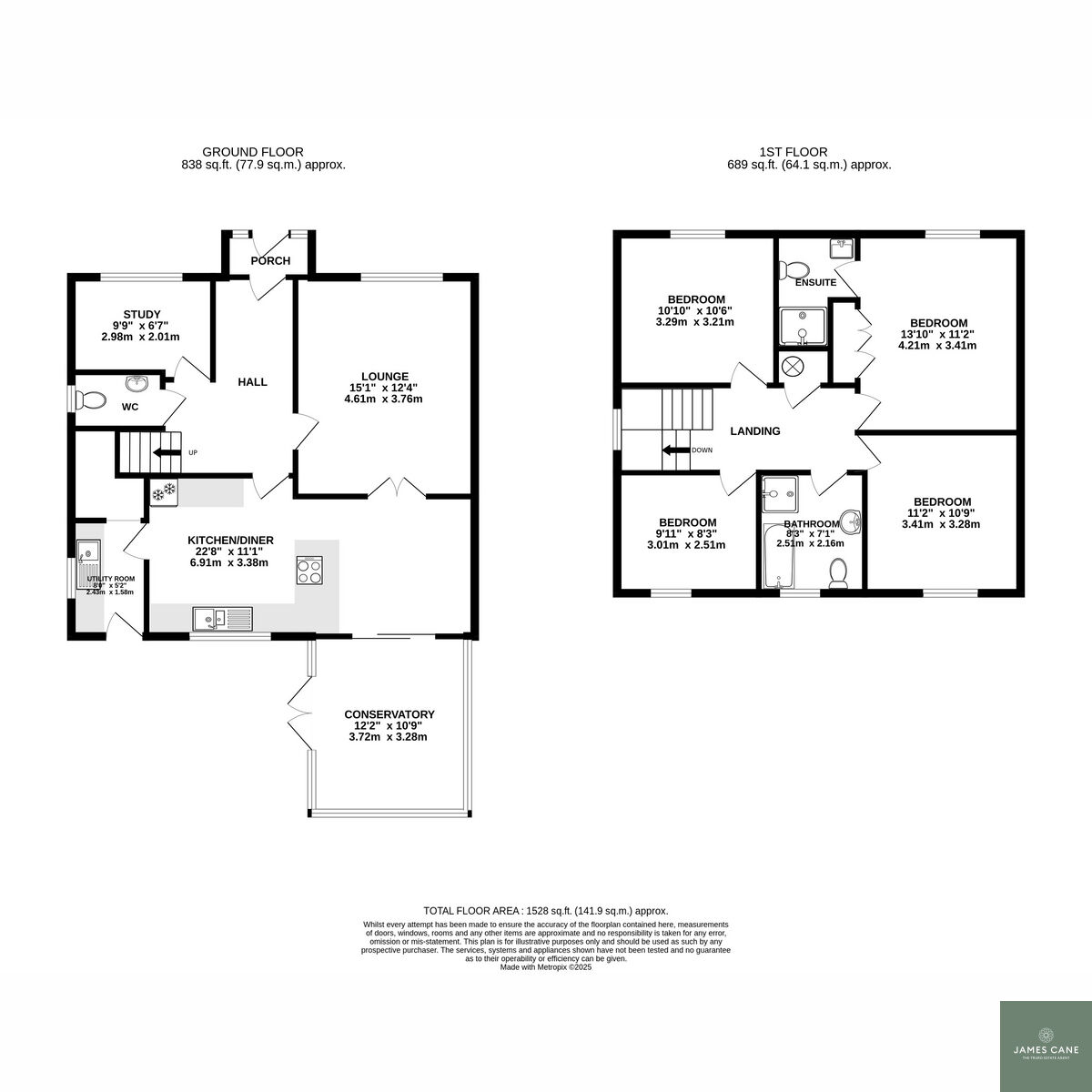 73, College Way, Truro floorplan