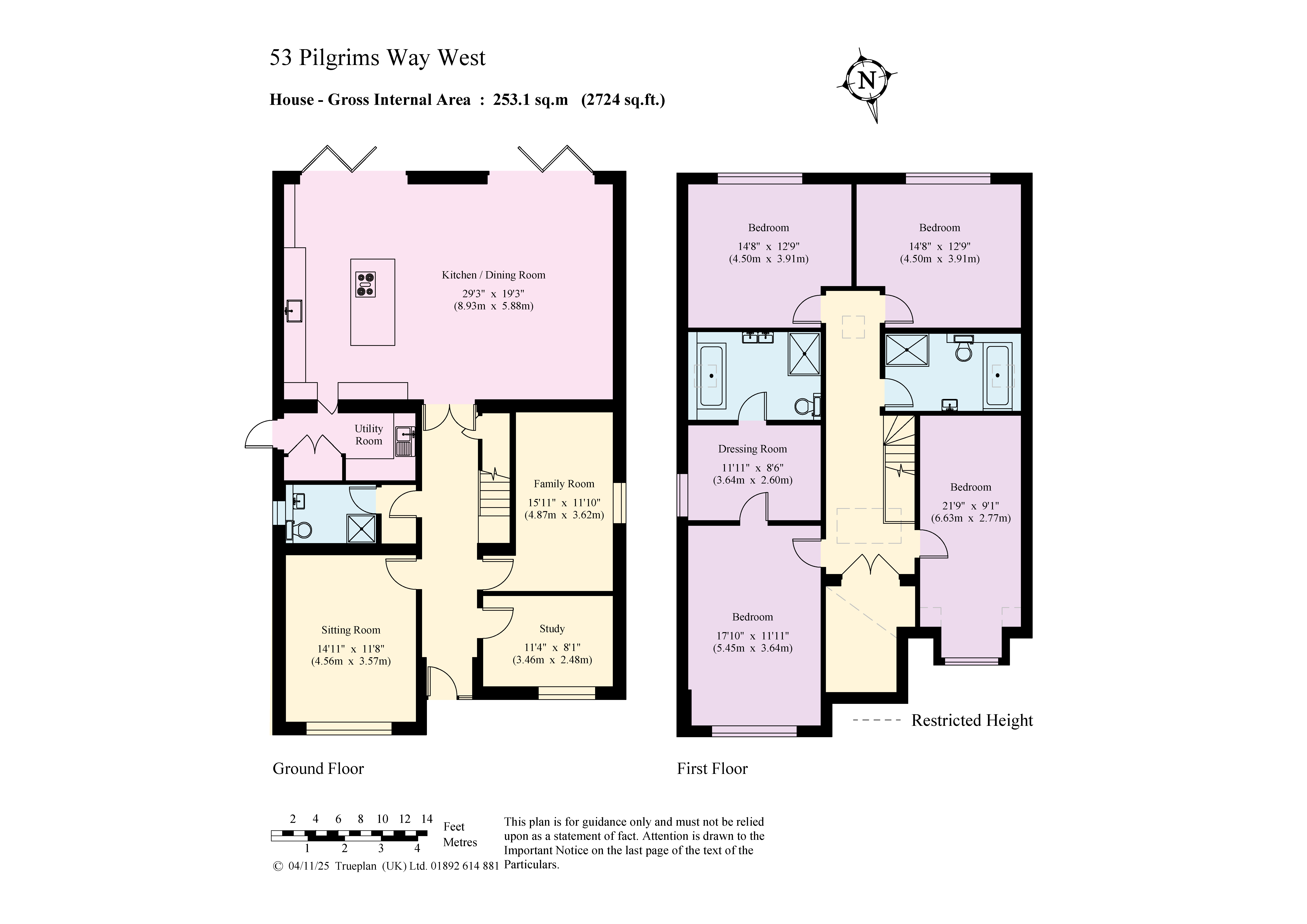 53, Pilgrims Way West, Sevenoaks floorplan