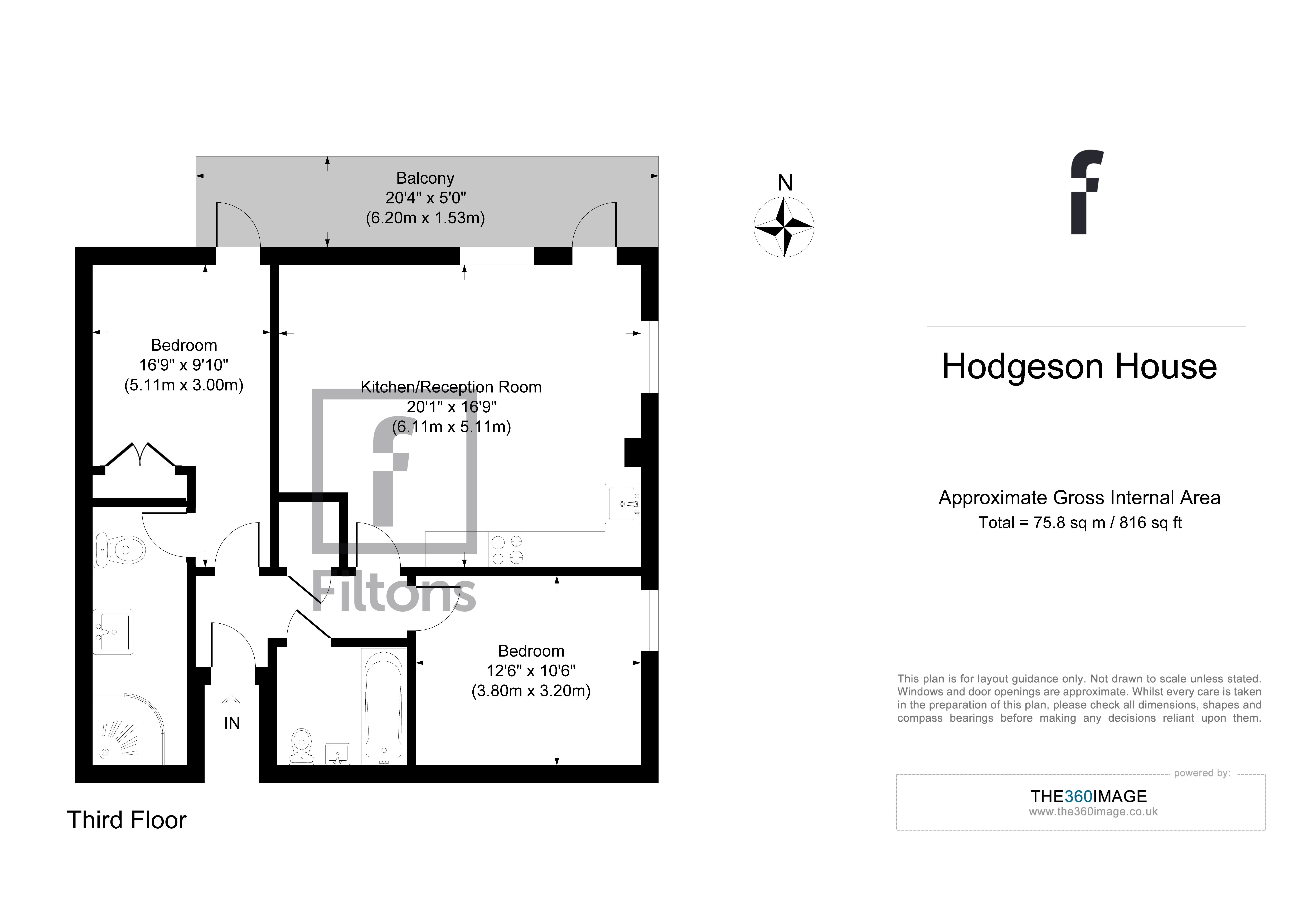 Christian Street, London floorplan