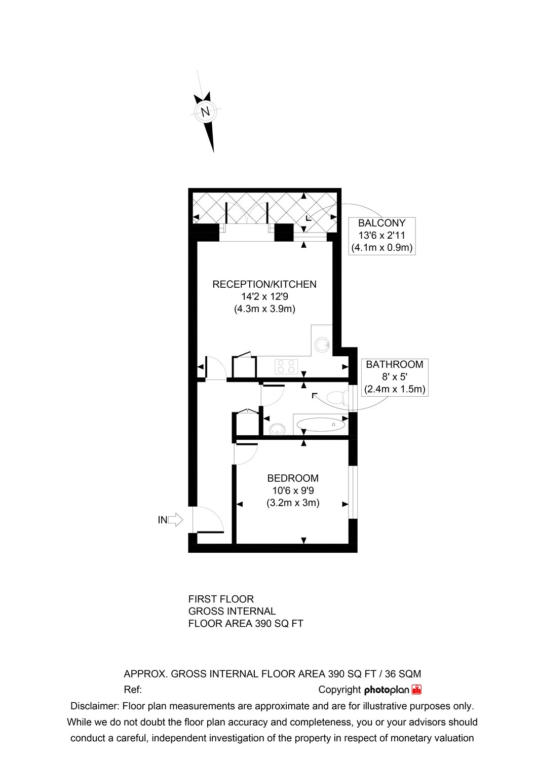 1 Bedrooms Flat to rent in Lily Court, 41 Holden Road, Finchley N12