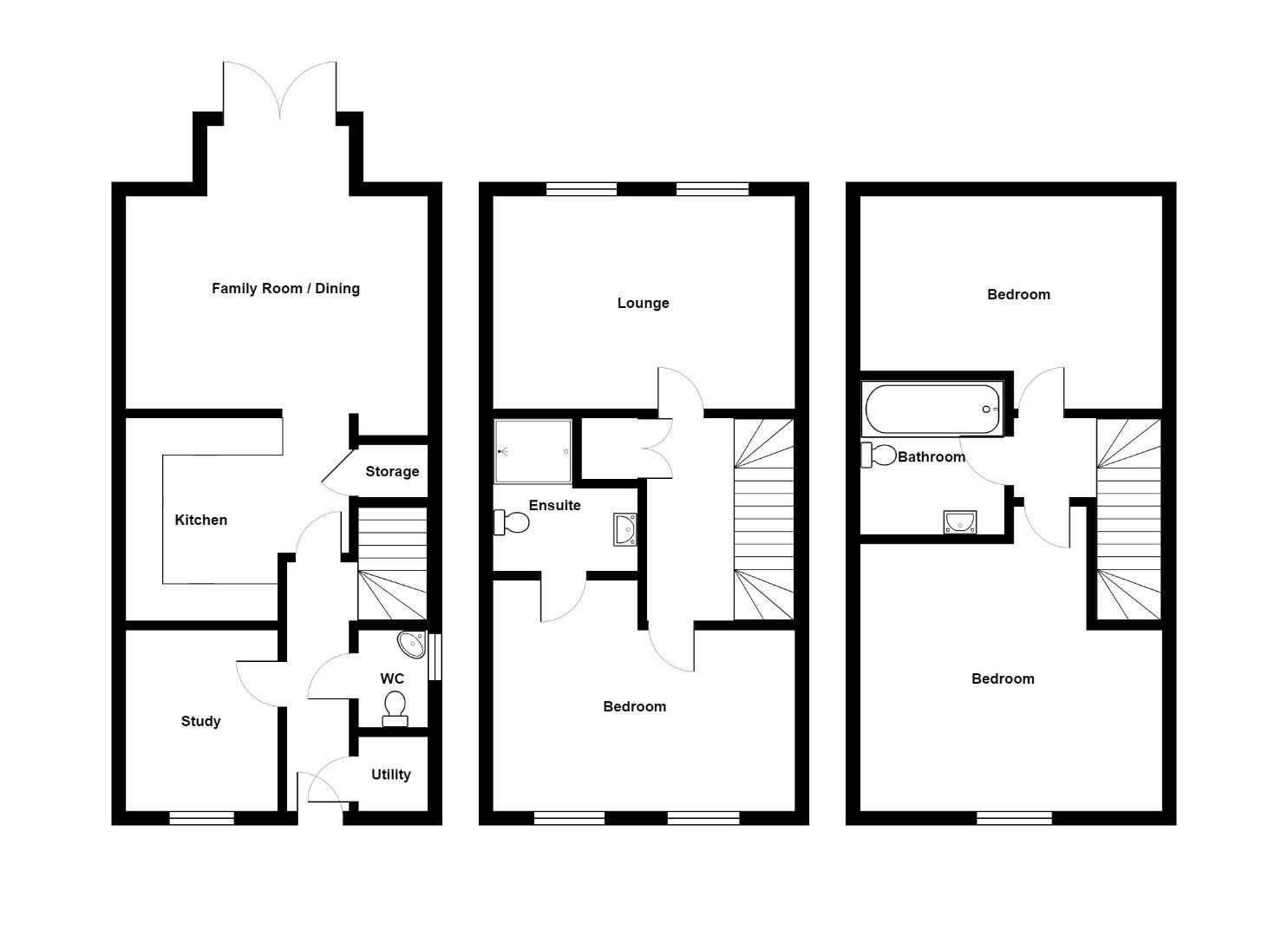 1, Derham Crescent, Bristol floorplan
