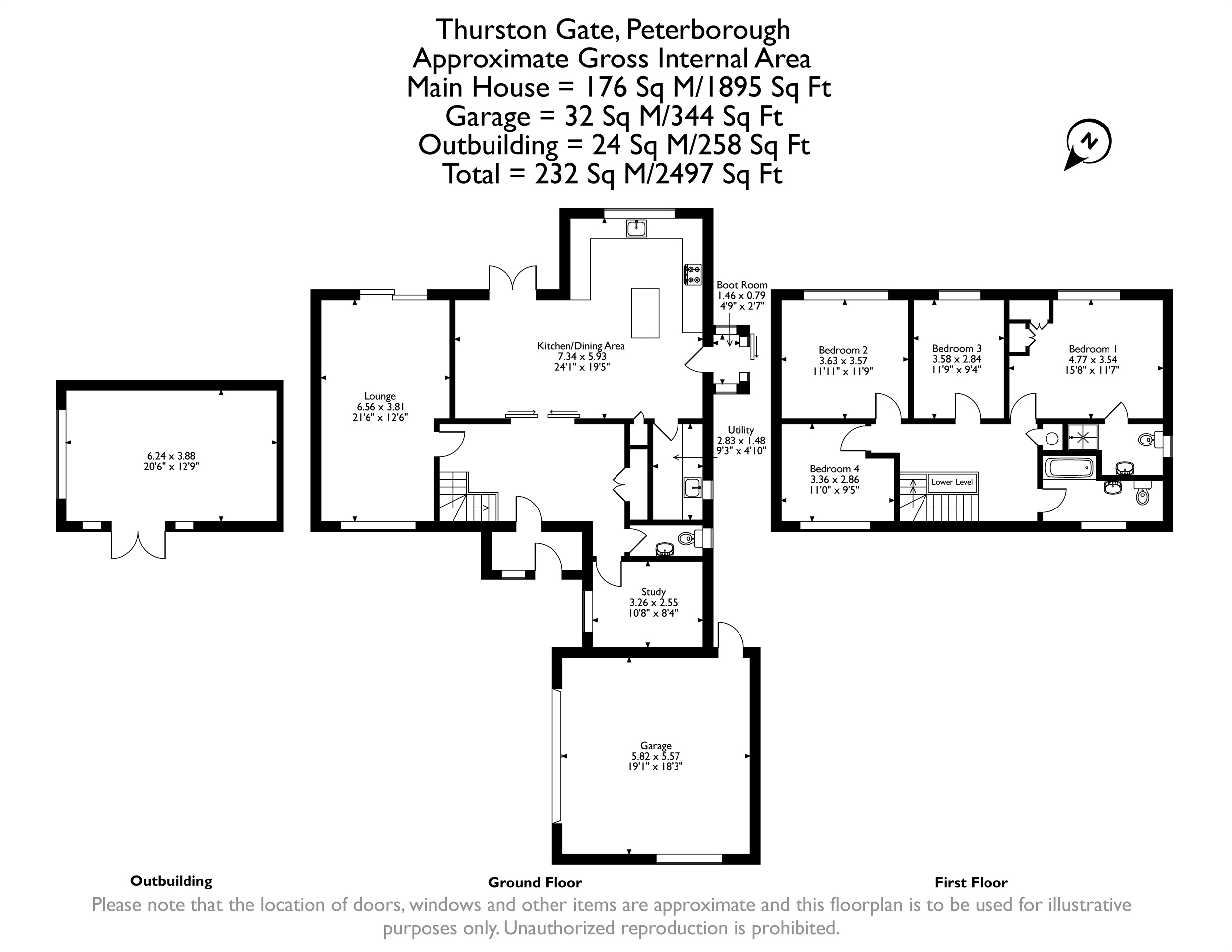 4, Thurston Gate, Peterborough floorplan