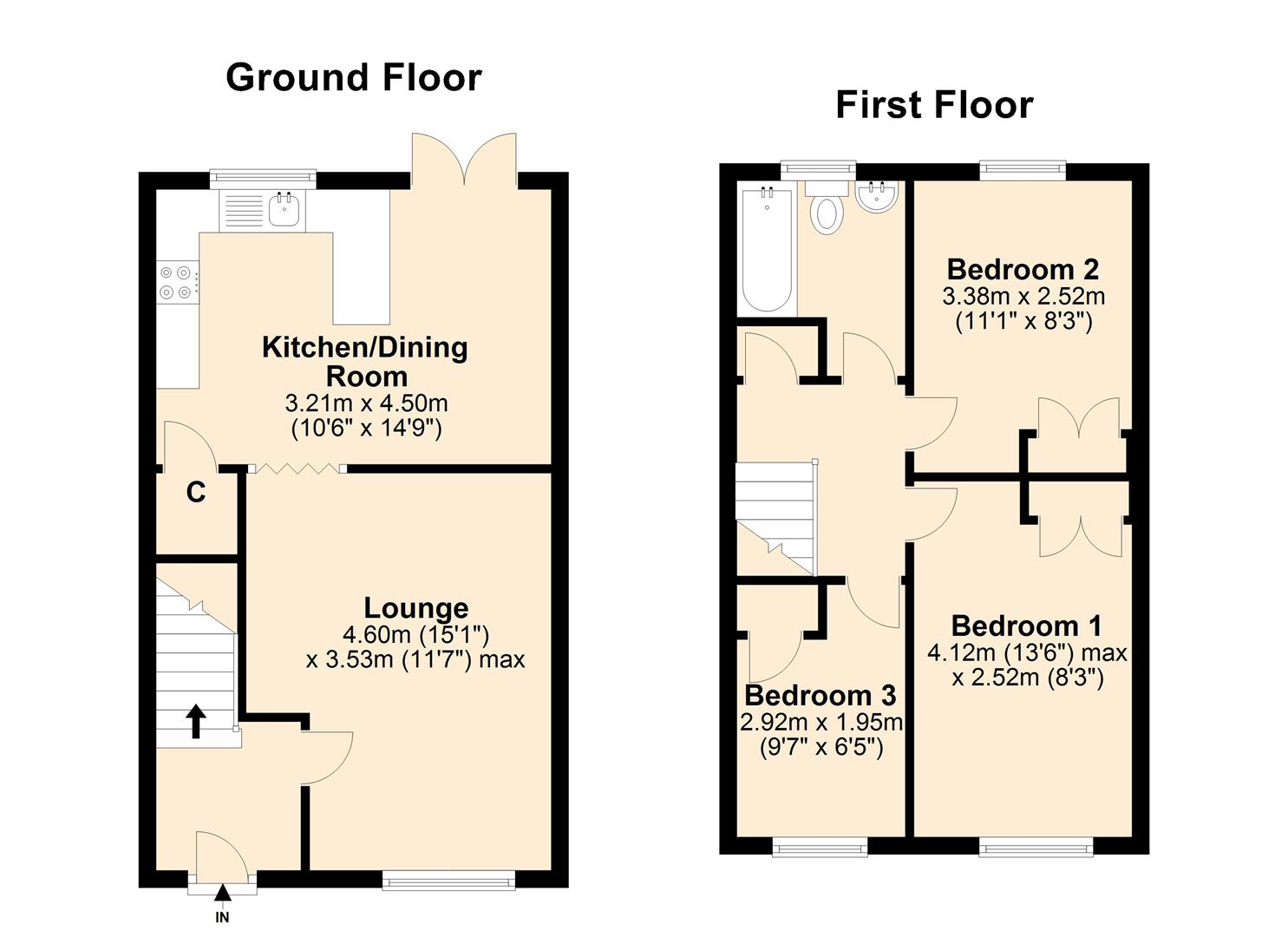 Appenine Way, Leighton Buzzard LU7, 3 bedroom terraced house for sale