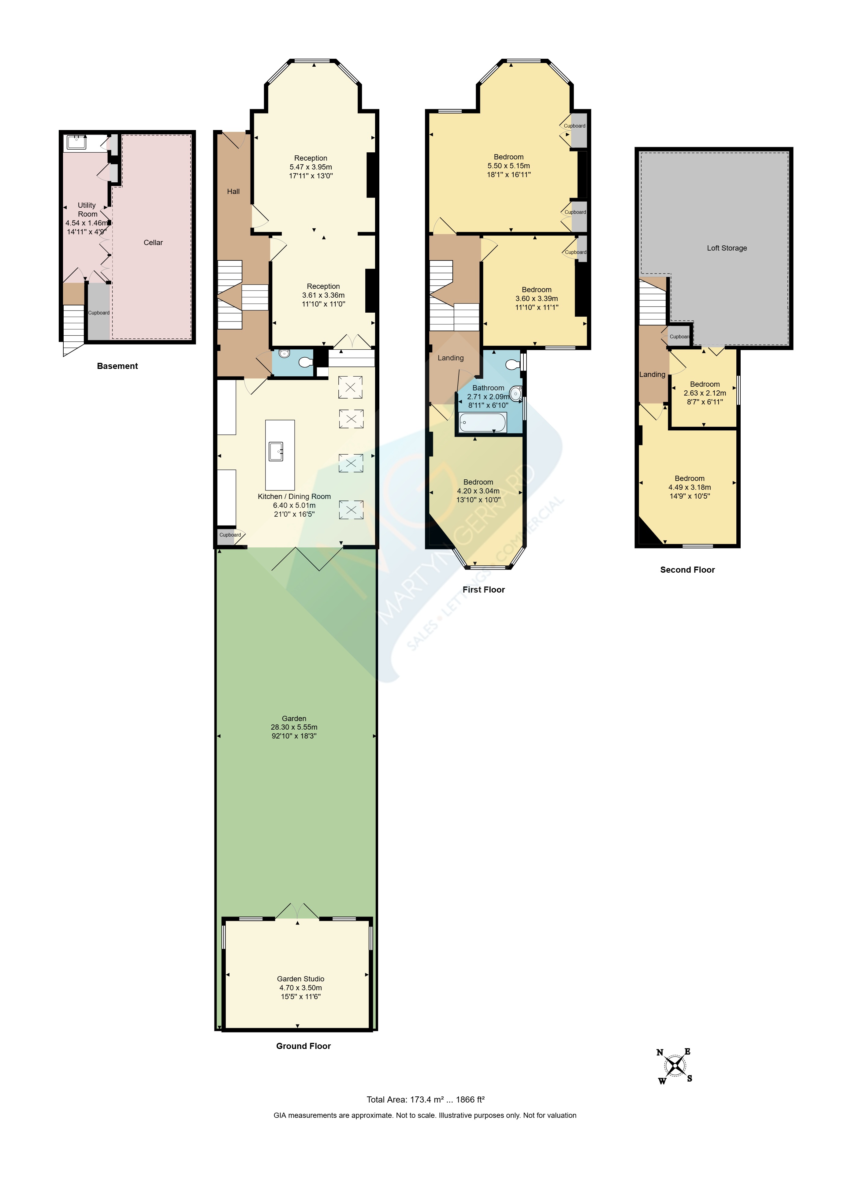 109, Palmerston Road, London floorplan