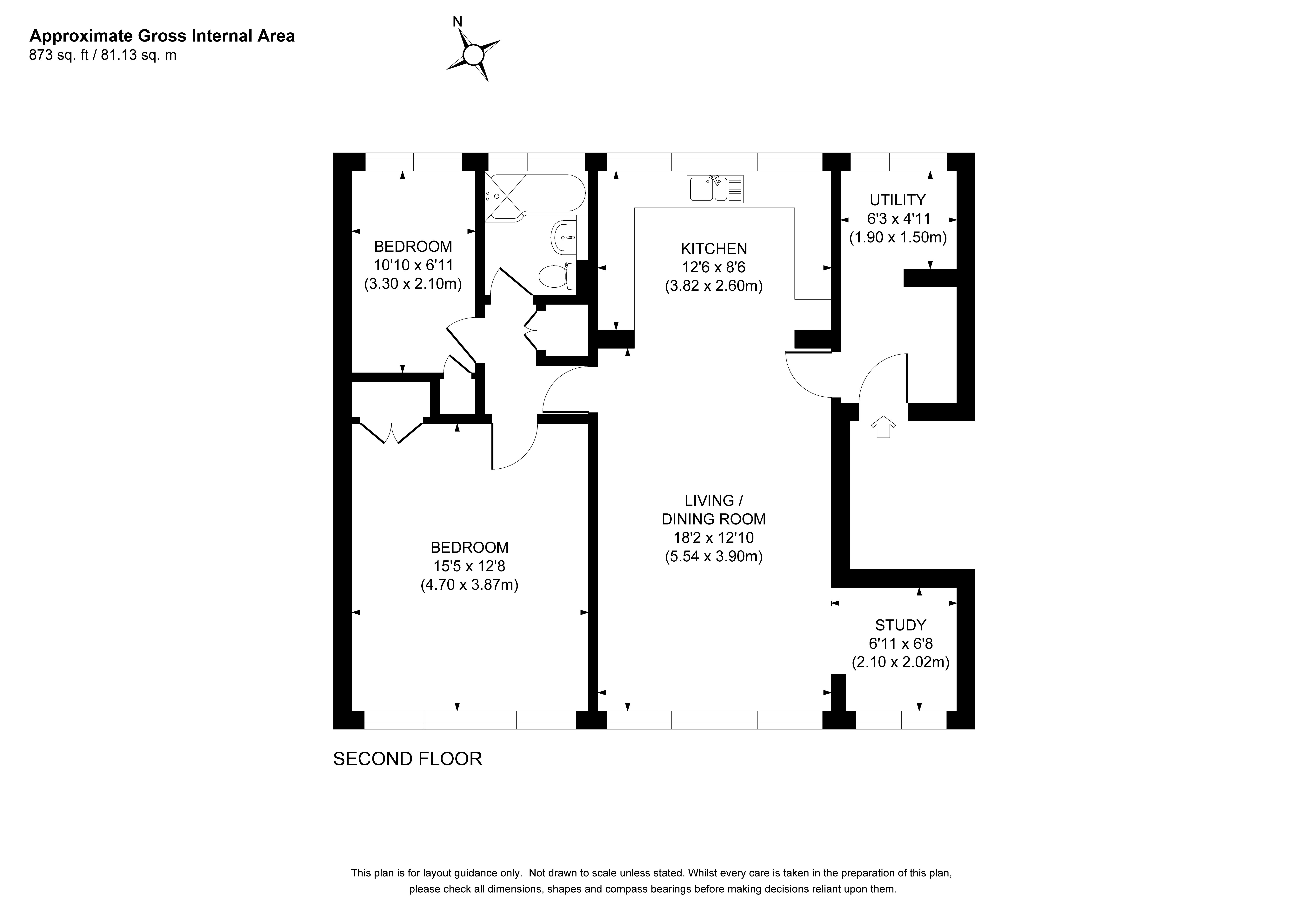 30 Eaton Court,, Boxgrove Avenue, Surrey floorplan