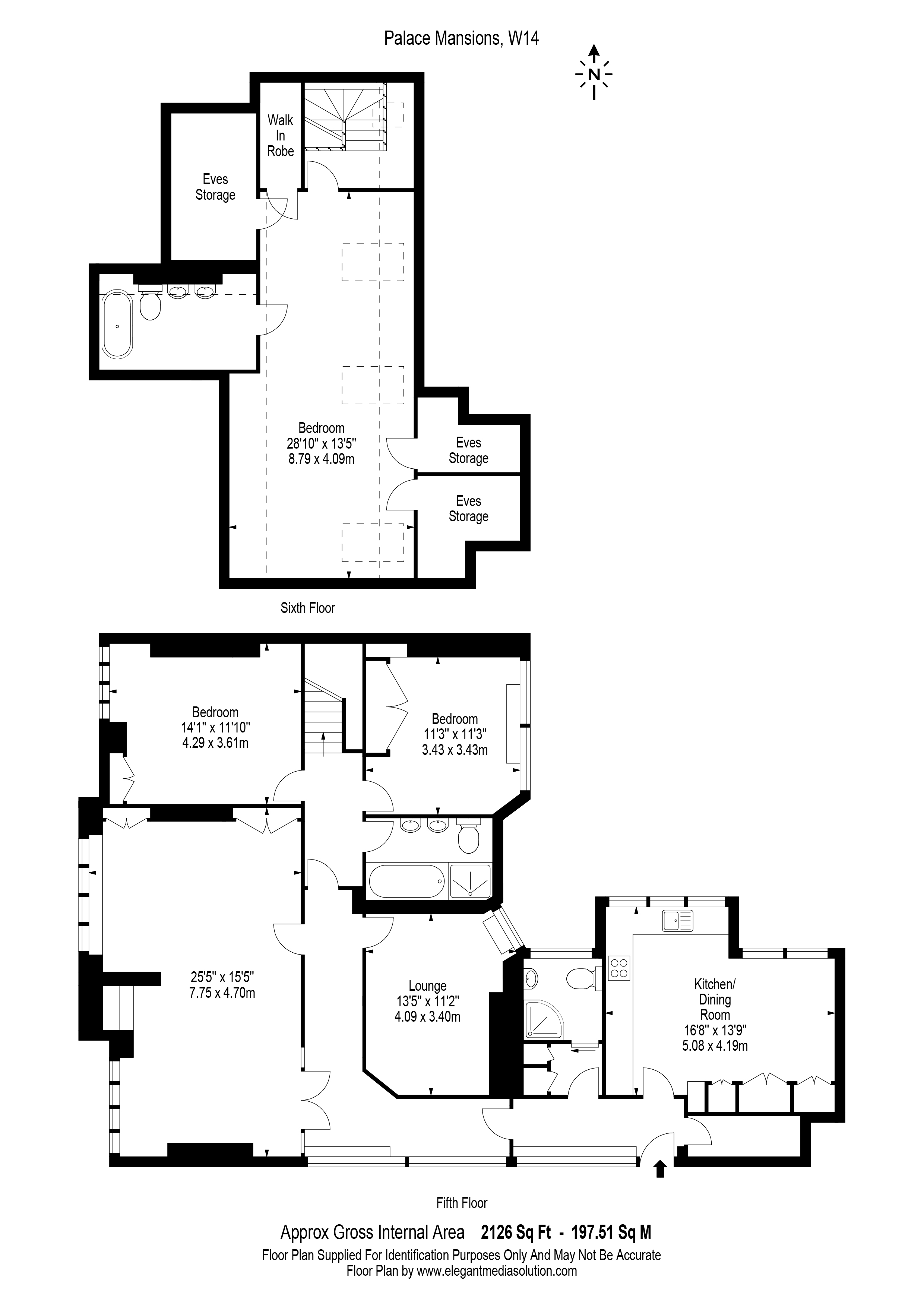 4 Bedrooms Flat for sale in Palace Mansions, Earsby Street W14