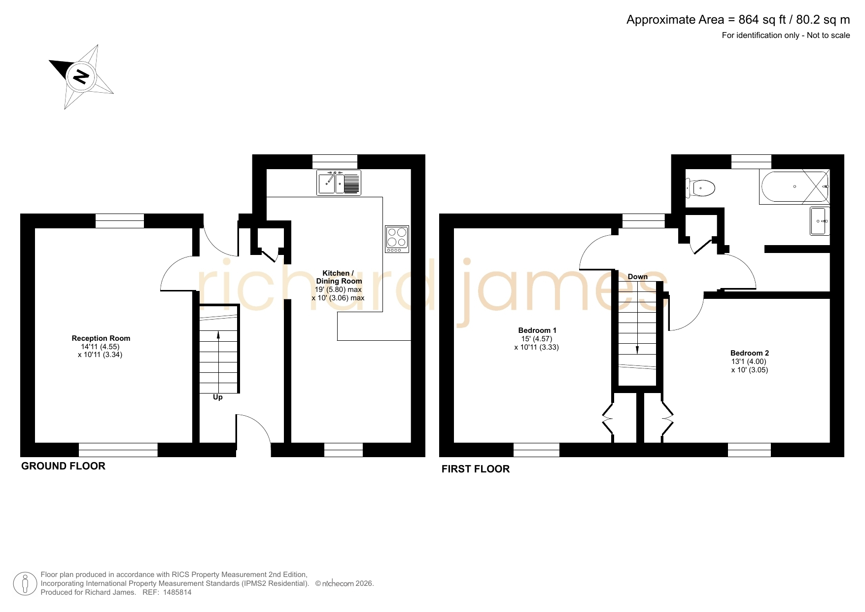 54, Lancaster Square, Lyneham floorplan